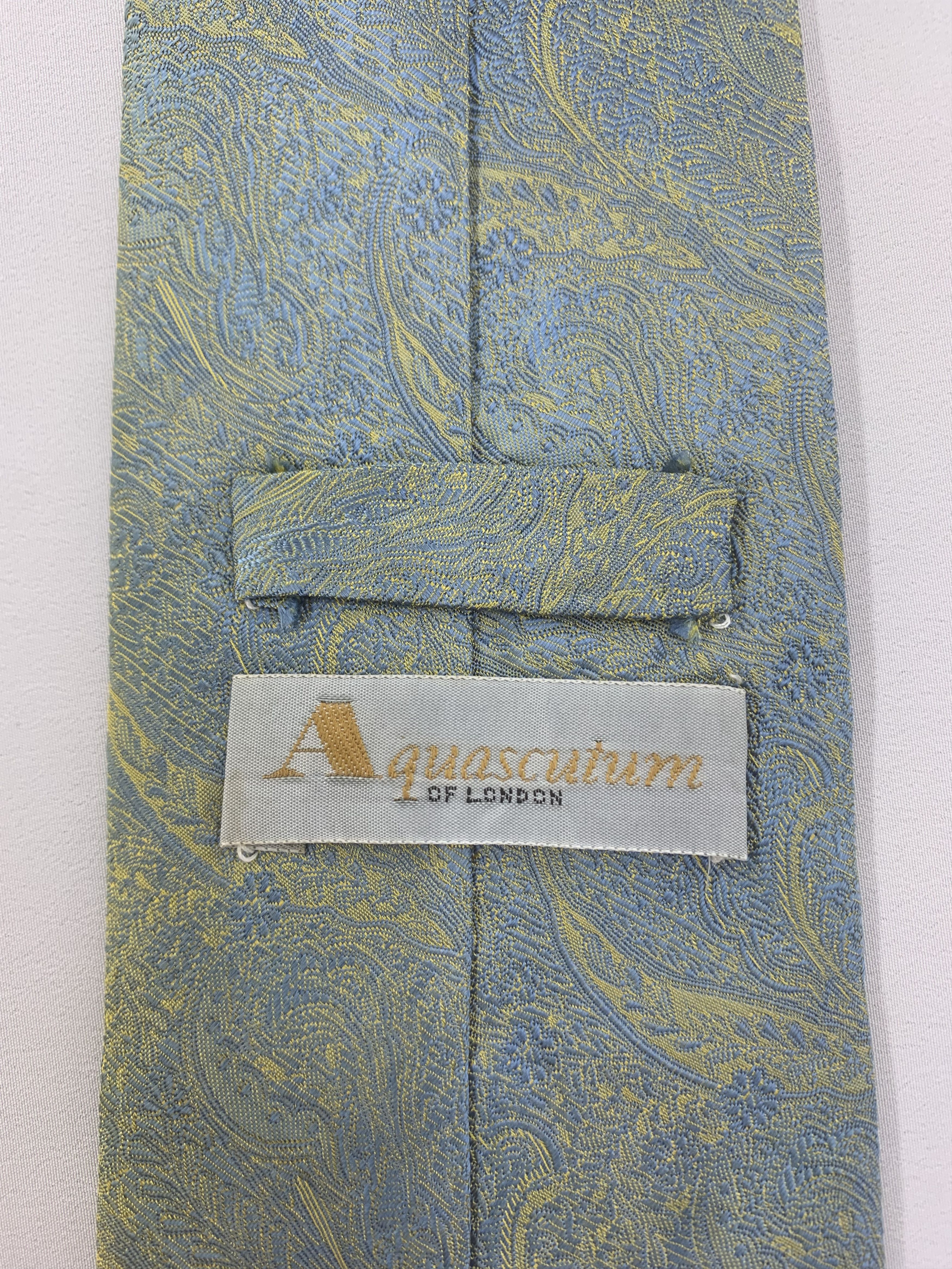 Aquascutum Aquascutum paisley silk tie NT1001 Size ONE SIZE - 4 Thumbnail