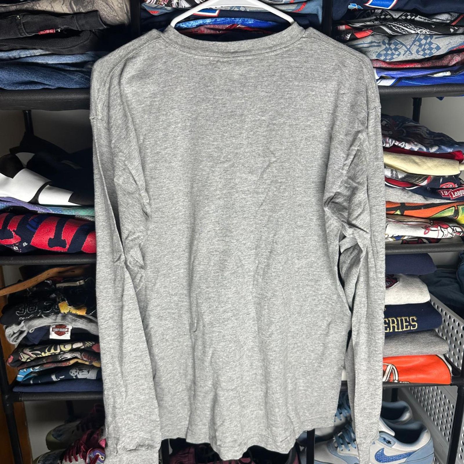 Nike Vintage grey Nike Center Swoosh Long Sleeve Size US M / EU 48-50 / 2 - 3 Thumbnail