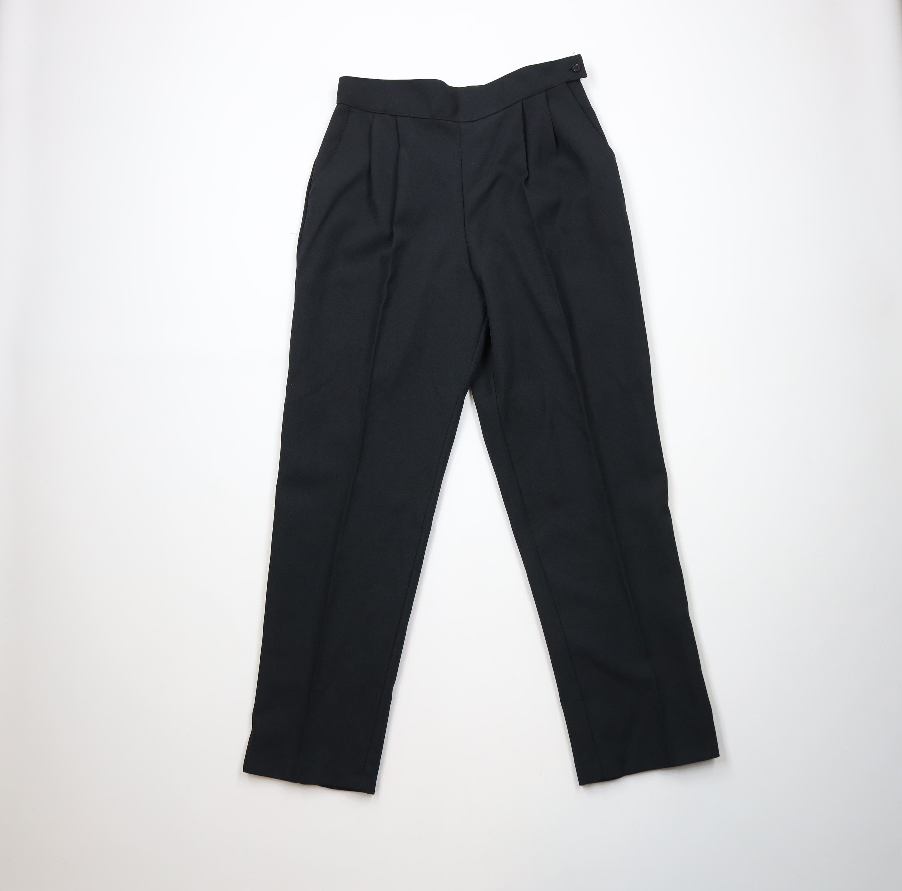 Vintage Vintage 80s Mid Mod Hollywood Regency Pleated Knit Pants USA Size 38" / US 16 / IT 52 - 1 Thumbnail