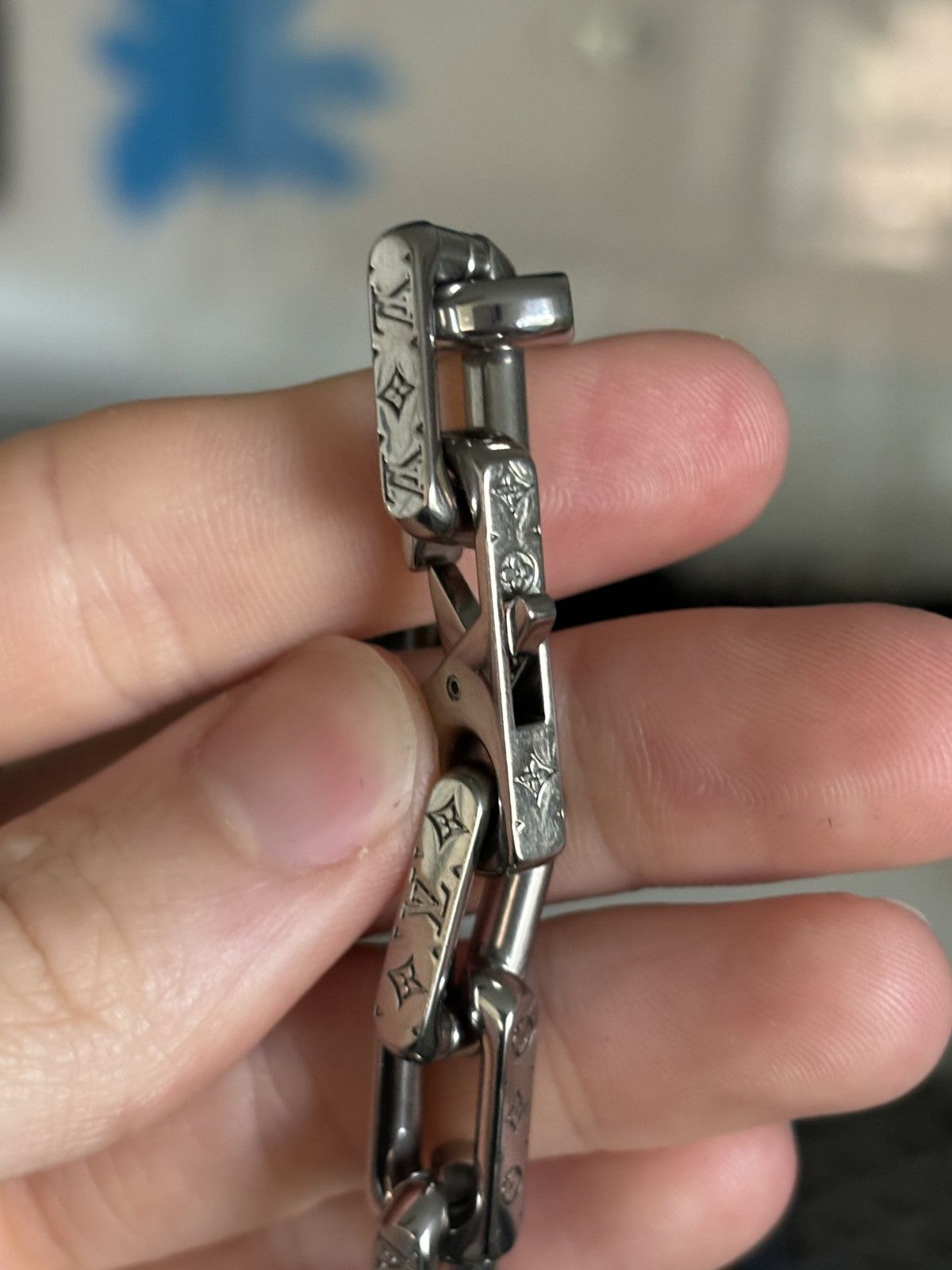 Louis Vuitton VIRGIL LOUIS VUITTON MONOGRAM CUBAN BRACELET Size ONE SIZE - 11 Thumbnail