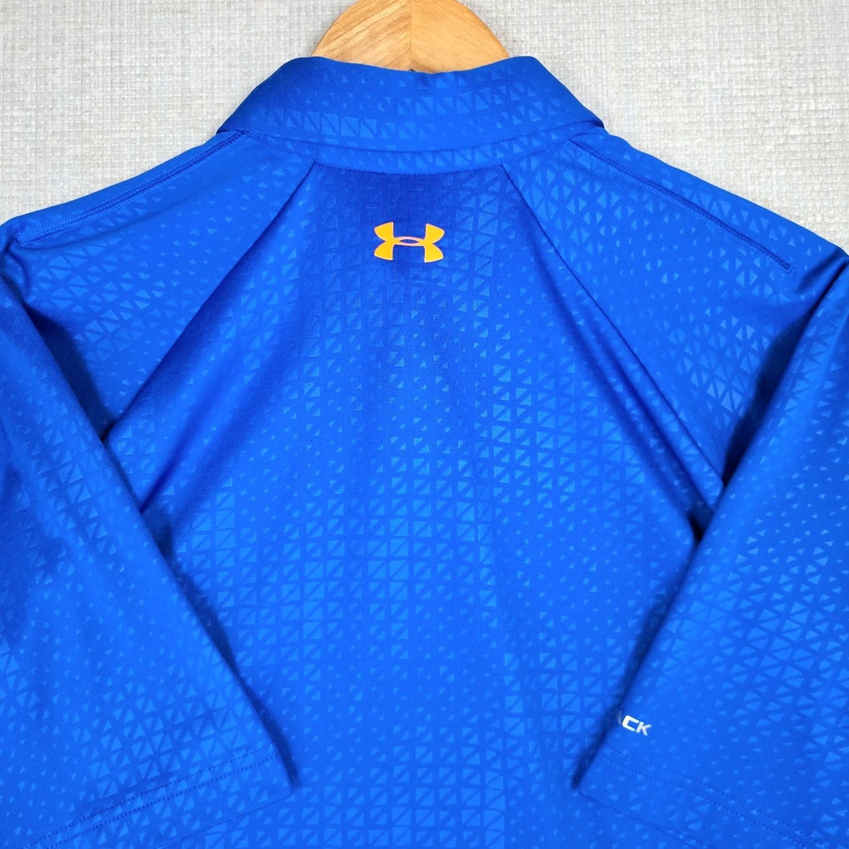 Under Armour UNDER ARMOUR COLDBLACK Polo Shirt Mens XL HeatGear Blue Golf Tennis Performance Short Sleeve Breathable UV Protection Wicking Quick Dry Size US XL / EU 56 / 4 - 7 Thumbnail