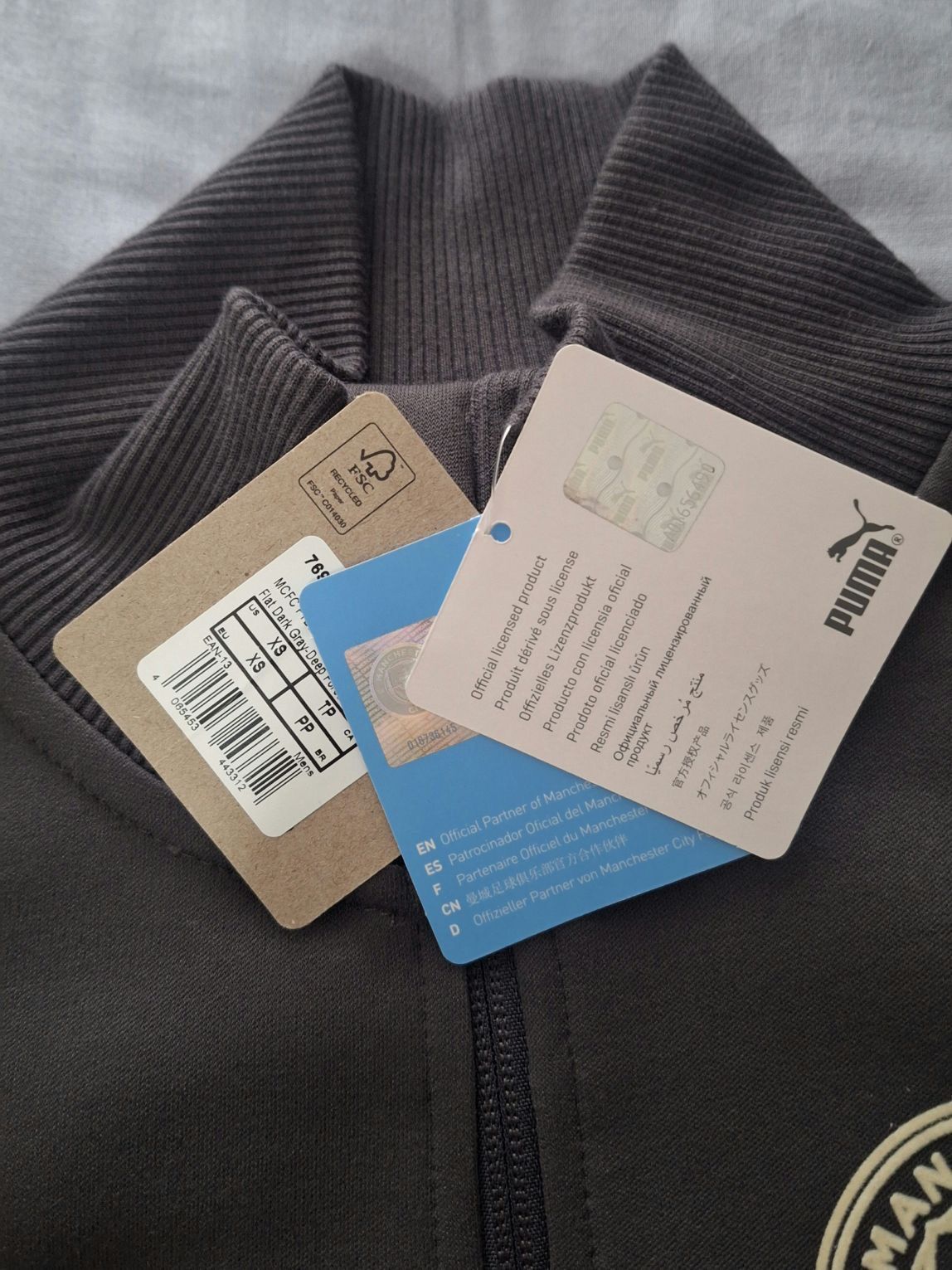 Puma PUMA x Manchester City FTBL Archive TRACK JACKET Size US XS / EU 42 / 0 - 5 Thumbnail