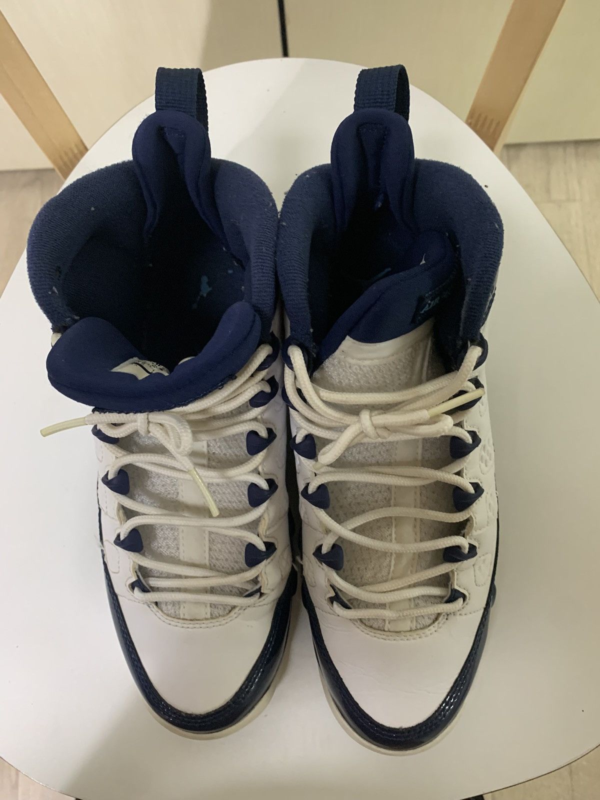 Nike Nike Air Jordan 9 Retro Pearl Blue Size 6Y Size US 6 / EU 39 - 5 Thumbnail