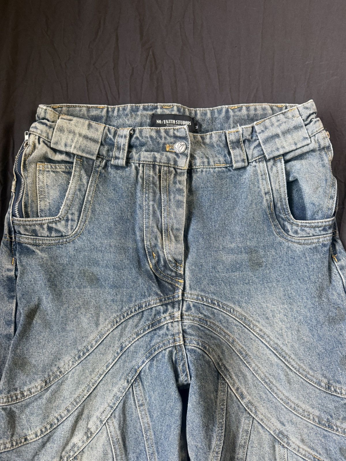 No Faith Studios No Faith Studios Wave Denim Size US 30 / EU 46 - 5 Thumbnail