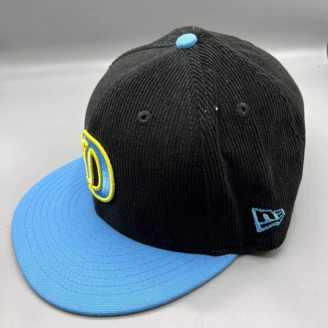 New Era Los Angeles LA Dodgers Hat Men 7 5/8 Corduroy MLB Fitted Cap Size ONE SIZE - 6 Thumbnail