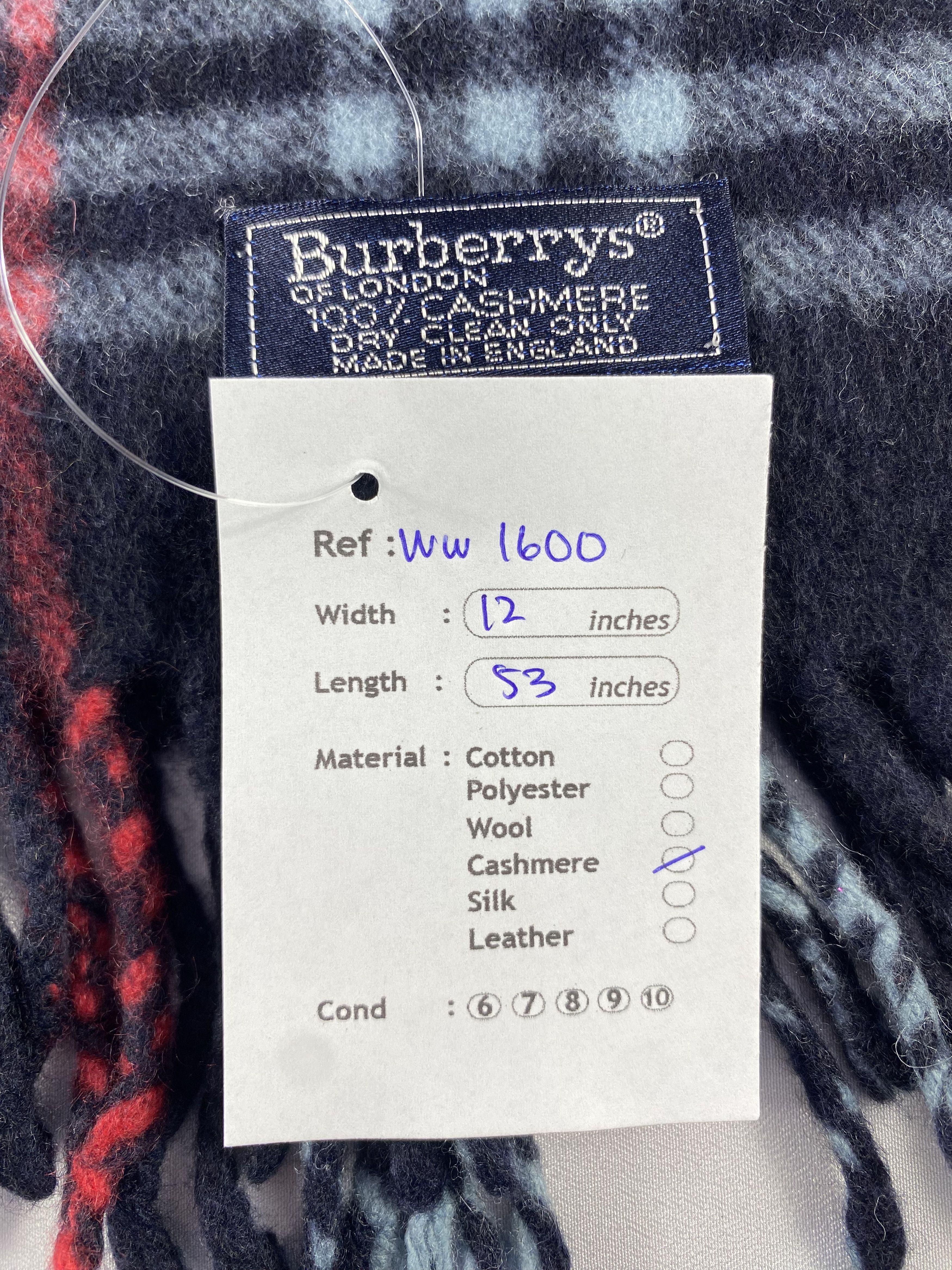 Burberry × Vintage Burberry Scarf / Muffler / Neckwear - WW1600 Size ONE SIZE - 5 Thumbnail