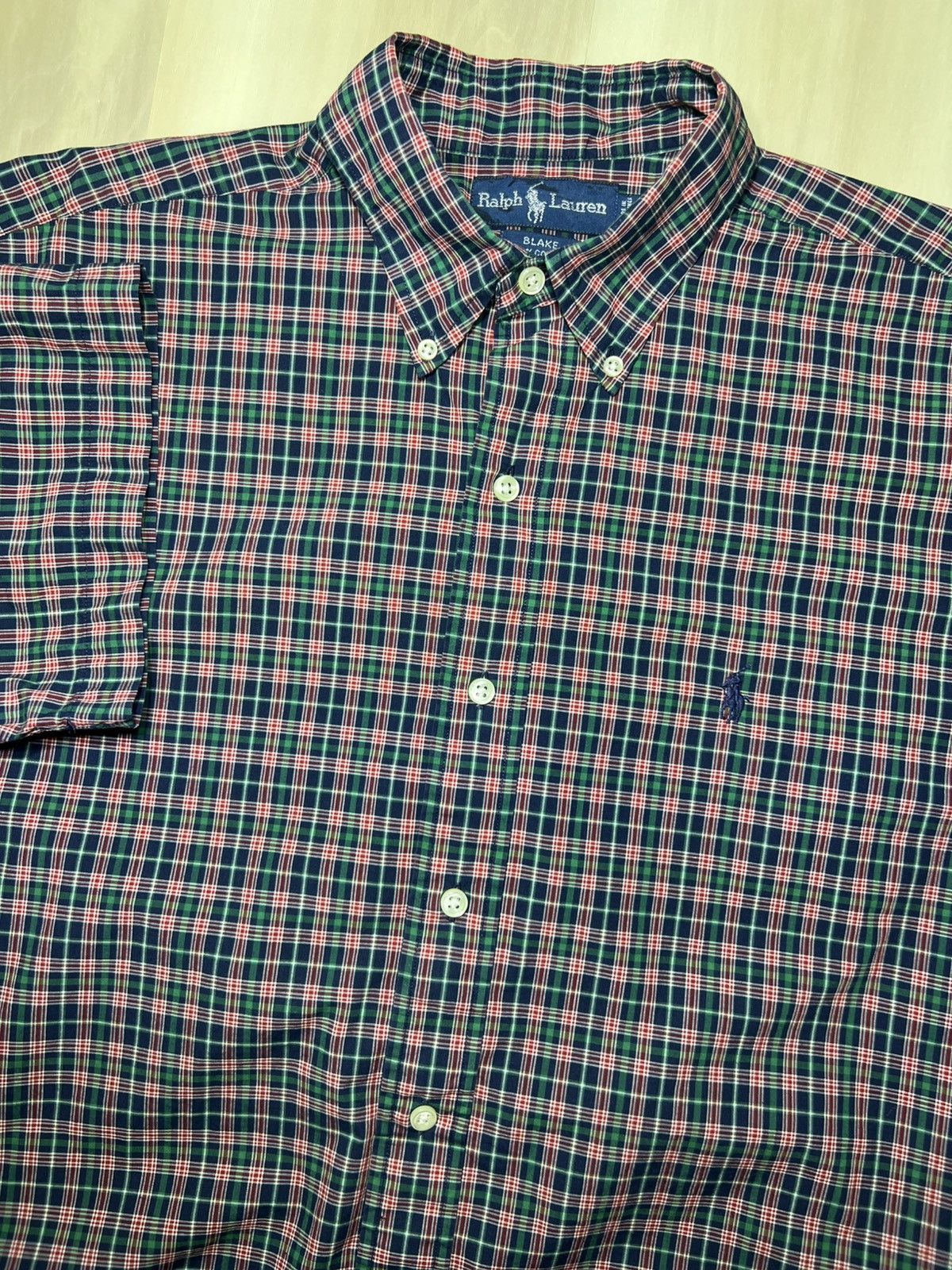 Polo Ralph Lauren Polo Ralph Lauren Men's Sz M Blake Christmas Plaid Red Green Size US M / EU 48-50 / 2 - 1 Thumbnail
