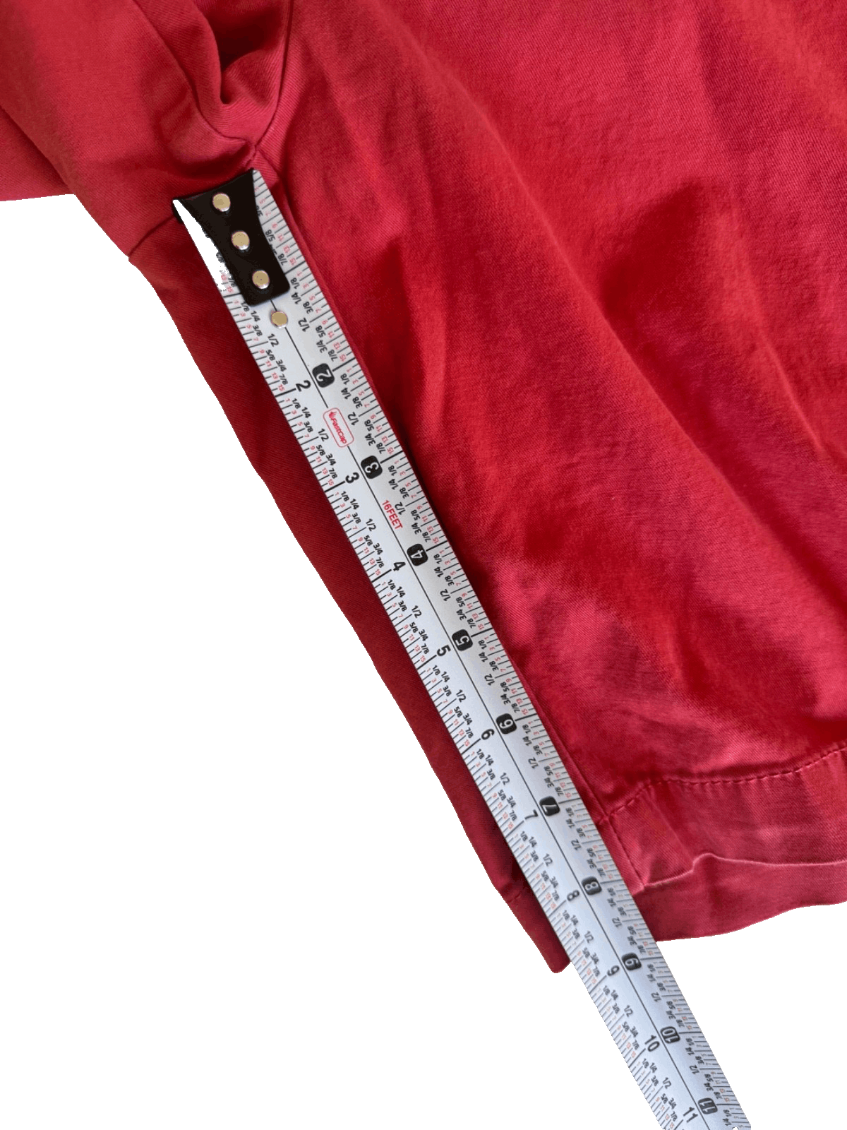 Calvin Klein Calvin Klein Bright Red 9" Chino Shorts Size 31 Bermuda Size US 31 - 4 Thumbnail