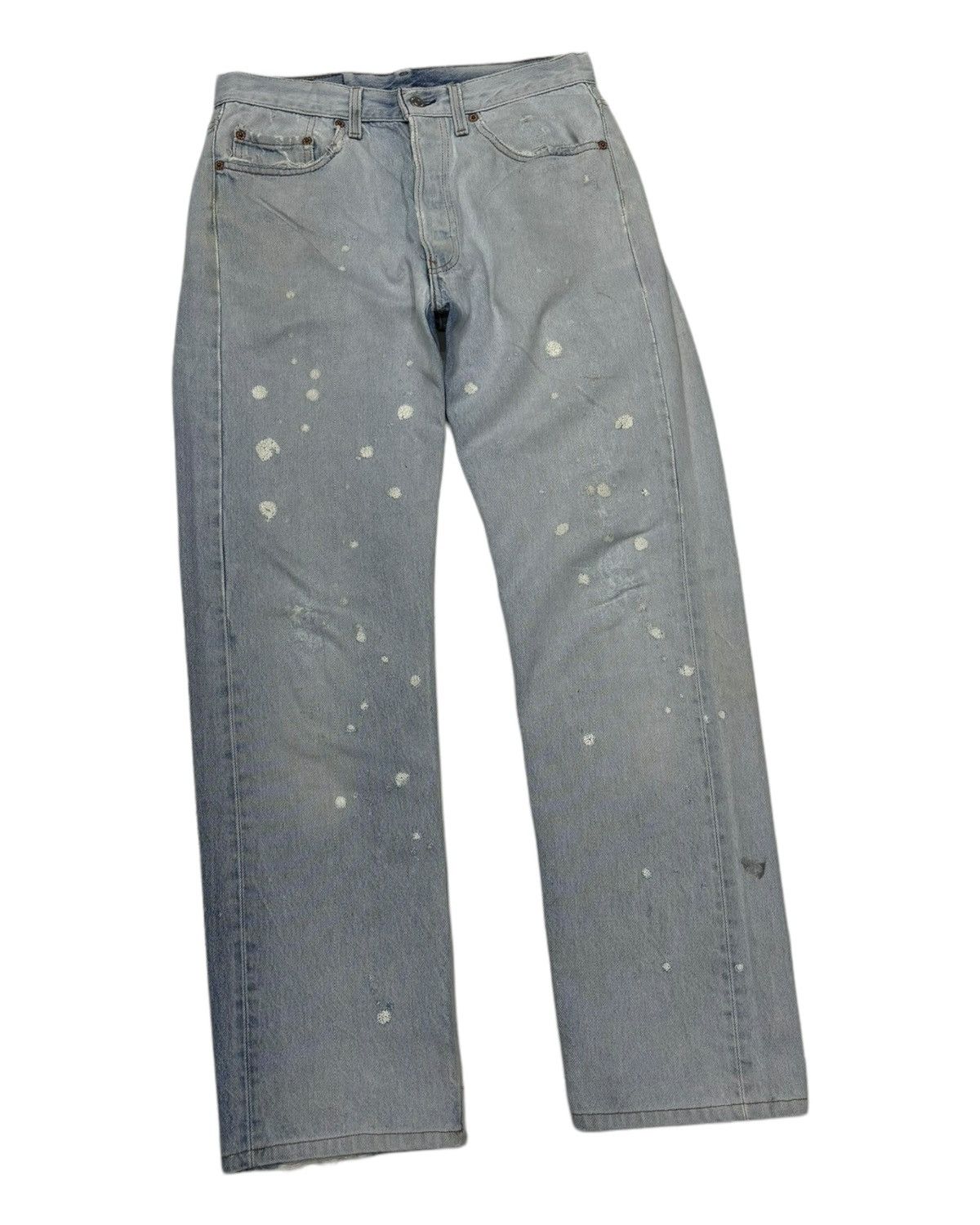 Levi's VINTAGE LEVIS 501 PAINTER JEANS DISTRESSED DENIM Size US 30 / EU 46 - 3 Thumbnail