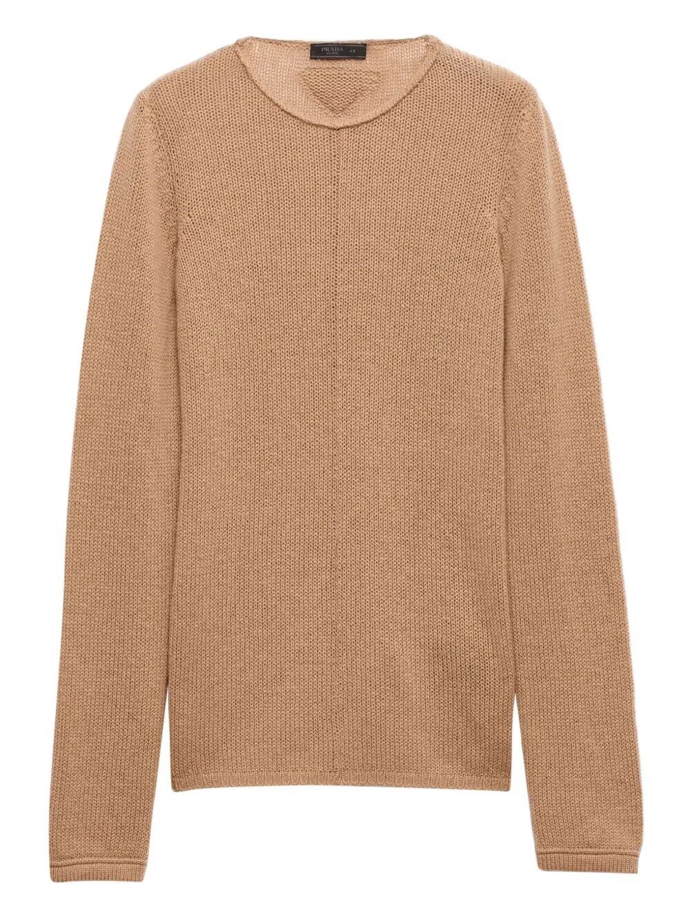 Prada Cashmere Crew-Neck Sweater Size US M / EU 48-50 / 2 - 1 Thumbnail