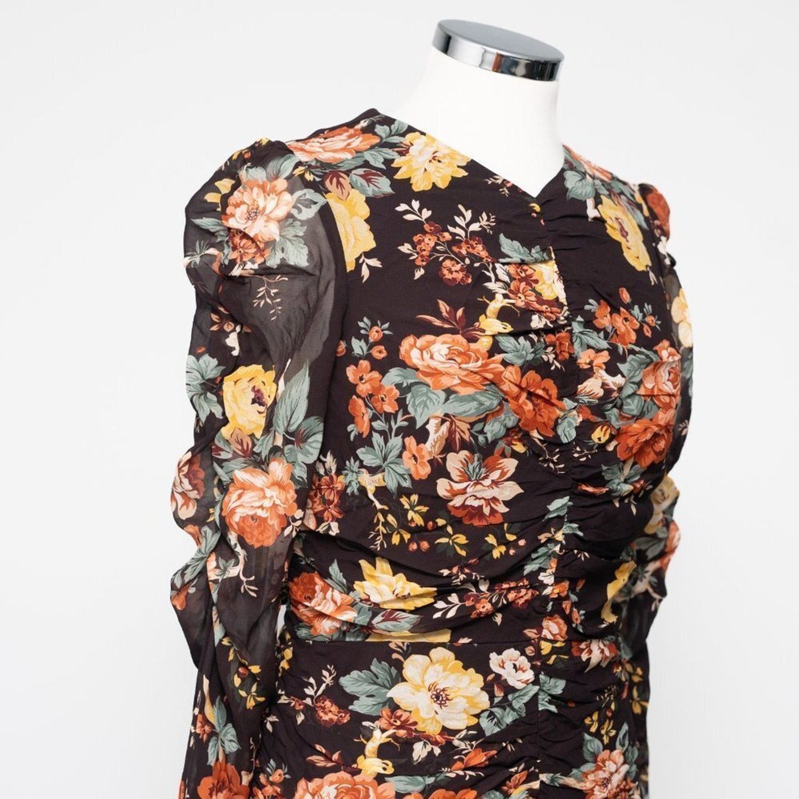 Veronica Beard Veronica Beard. Hedera Silk Floral Mini Dress. Size M / US 6-8 / IT 42-44 - 10 Thumbnail