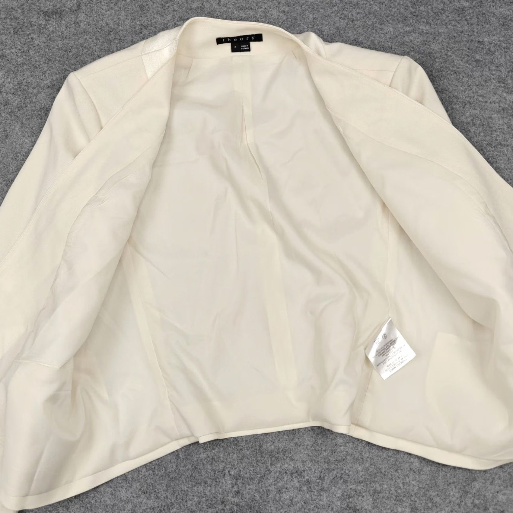 Theory Theory White Tuxedo Blazer Women 8 - Formal Party Size M / US 6-8 / IT 42-44 - 3 Thumbnail