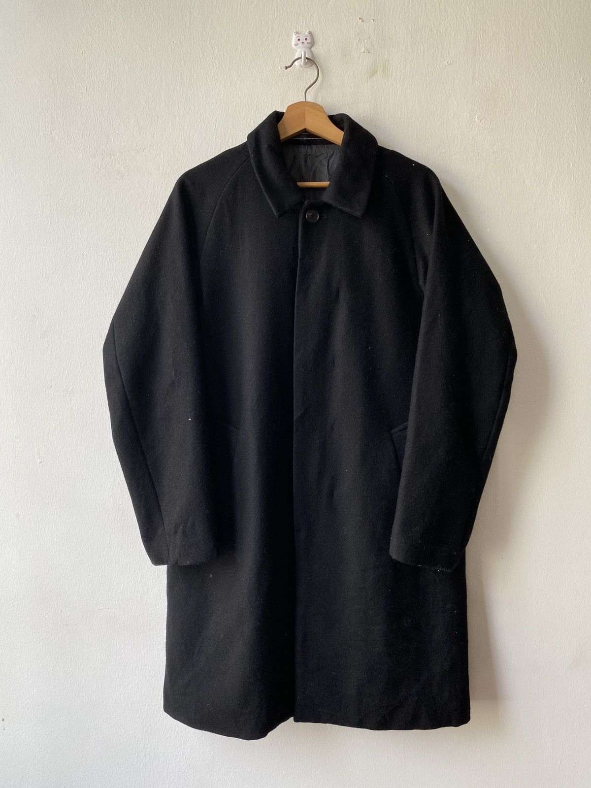 Japanese Brand GGD Grand Global Design Japan Wool Long Coat Size US M / EU 48-50 / 2 - 3 Thumbnail