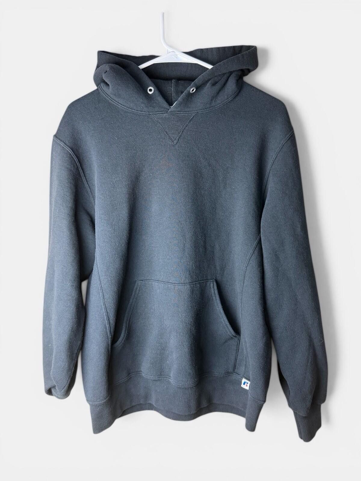 Russell Athletic Vintage Y2K Russell Athletic Black Blank Hoodie Size M Size US M / EU 48-50 / 2 - 1 Thumbnail