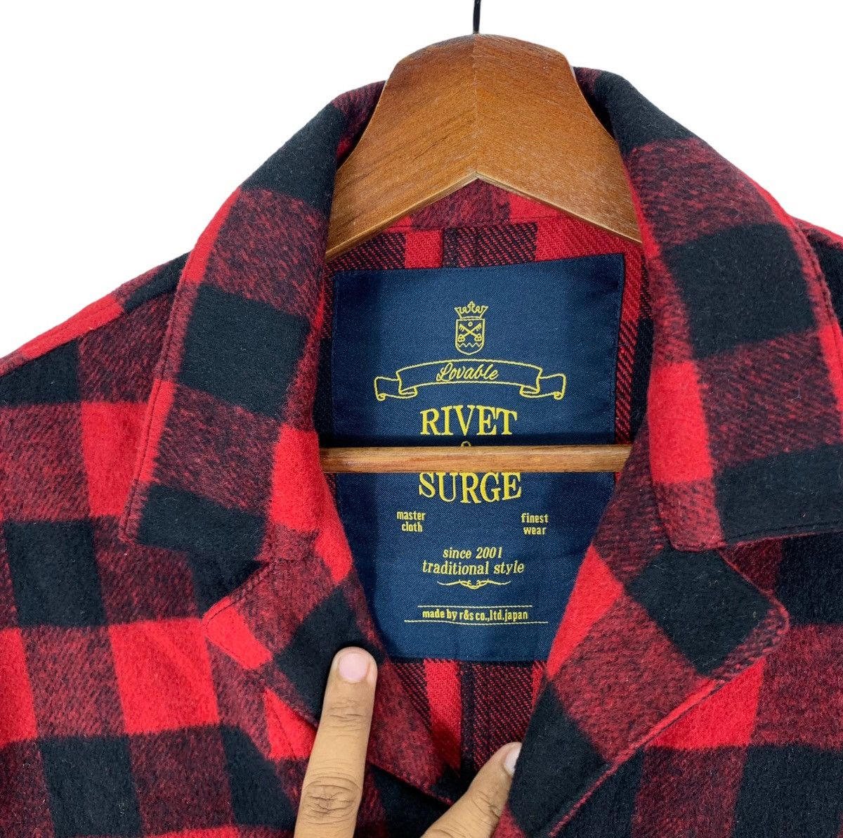 Designer × Vintage VINTAGE DESIGNER RIVET AND SURGE TARTAN WOMEN JACKET Size M / US 6-8 / IT 42-44 - 5 Thumbnail
