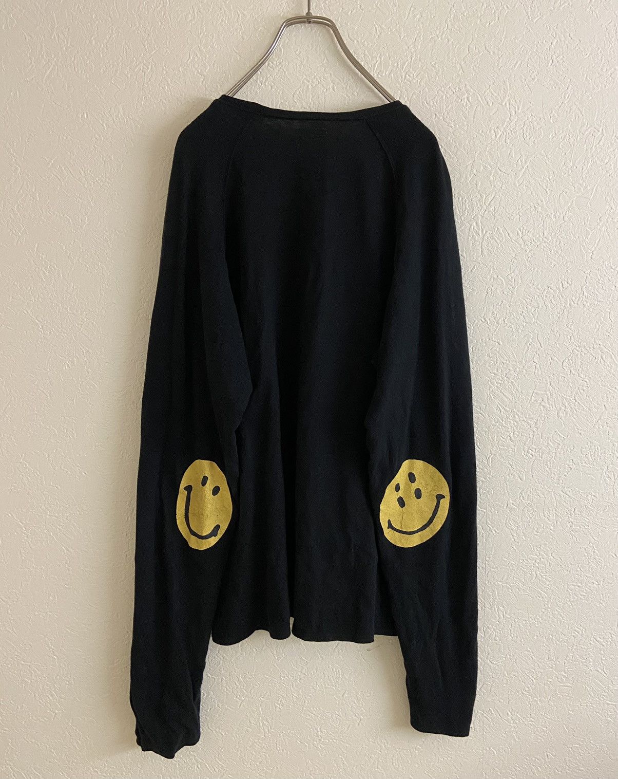 トップス KAPITAL Smilie Patch Long Sleeve Tee XL Kapital Stripe Smilie Patch Long Sleeve Tee, Blue – Glasswing