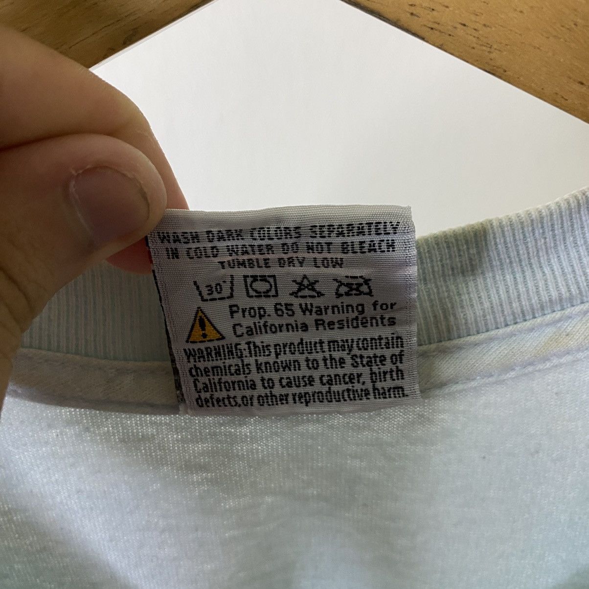 Other Vintage 90s 5Pro Baby Blue Blank Tee Nice & Crispy Cotton Size US XL / EU 56 / 4 - 4 Thumbnail