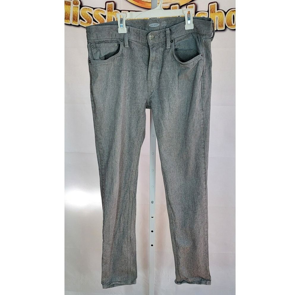 Old Navy Men's Old Navy Gray Relaxed Slim Taper jeans Size 33x34 Size US 33 - 1 Thumbnail
