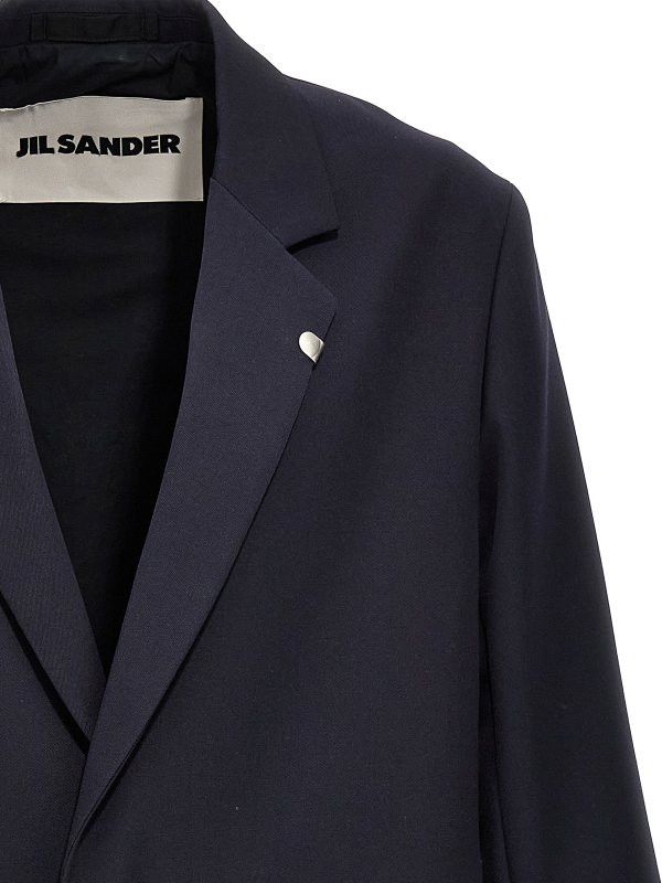Jil Sander o1w1db10825 Coat in Blue Size US S / EU 44-46 / 1 - 3 Thumbnail