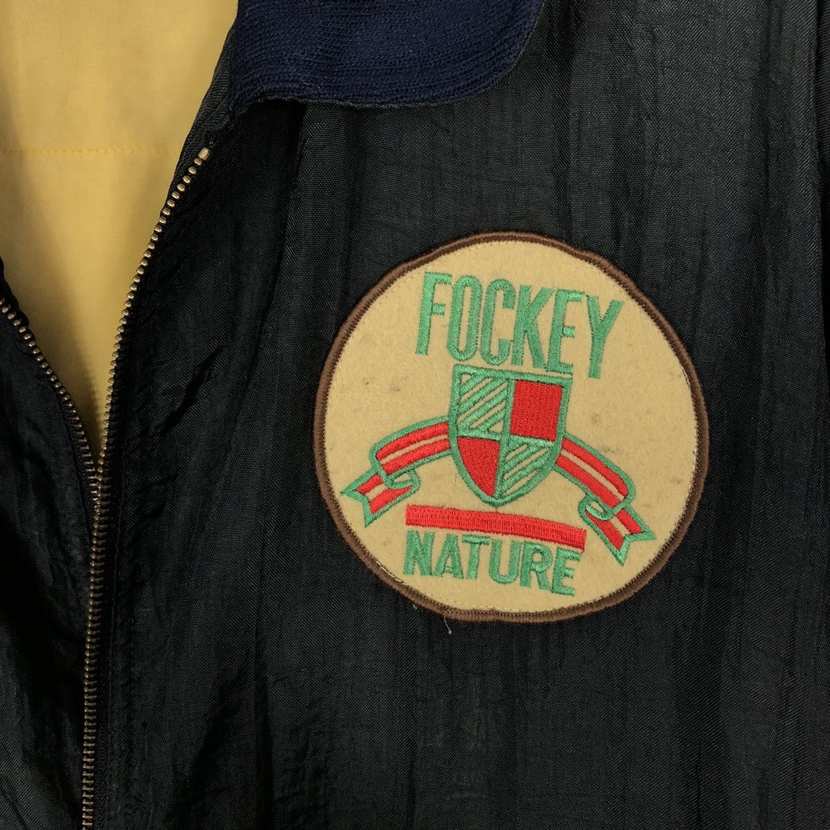 Japanese Brand 🔥90’s VintageBomber Jacket Fockey Nature Big Logo Team Size US M / EU 48-50 / 2 - 15 Thumbnail