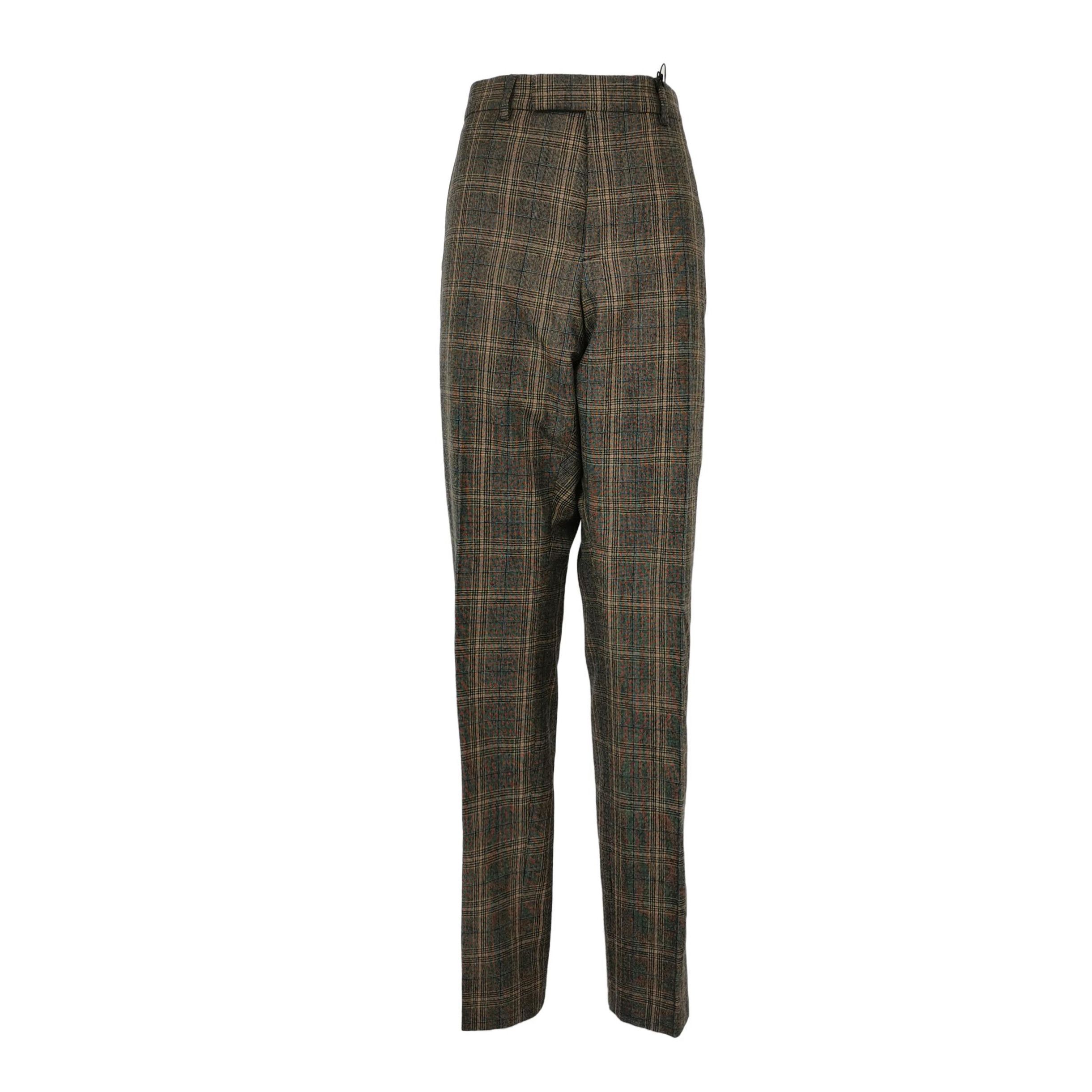 Gucci Gucci Plaid Wool Trousers Size 36 Size 42R - 1 Thumbnail