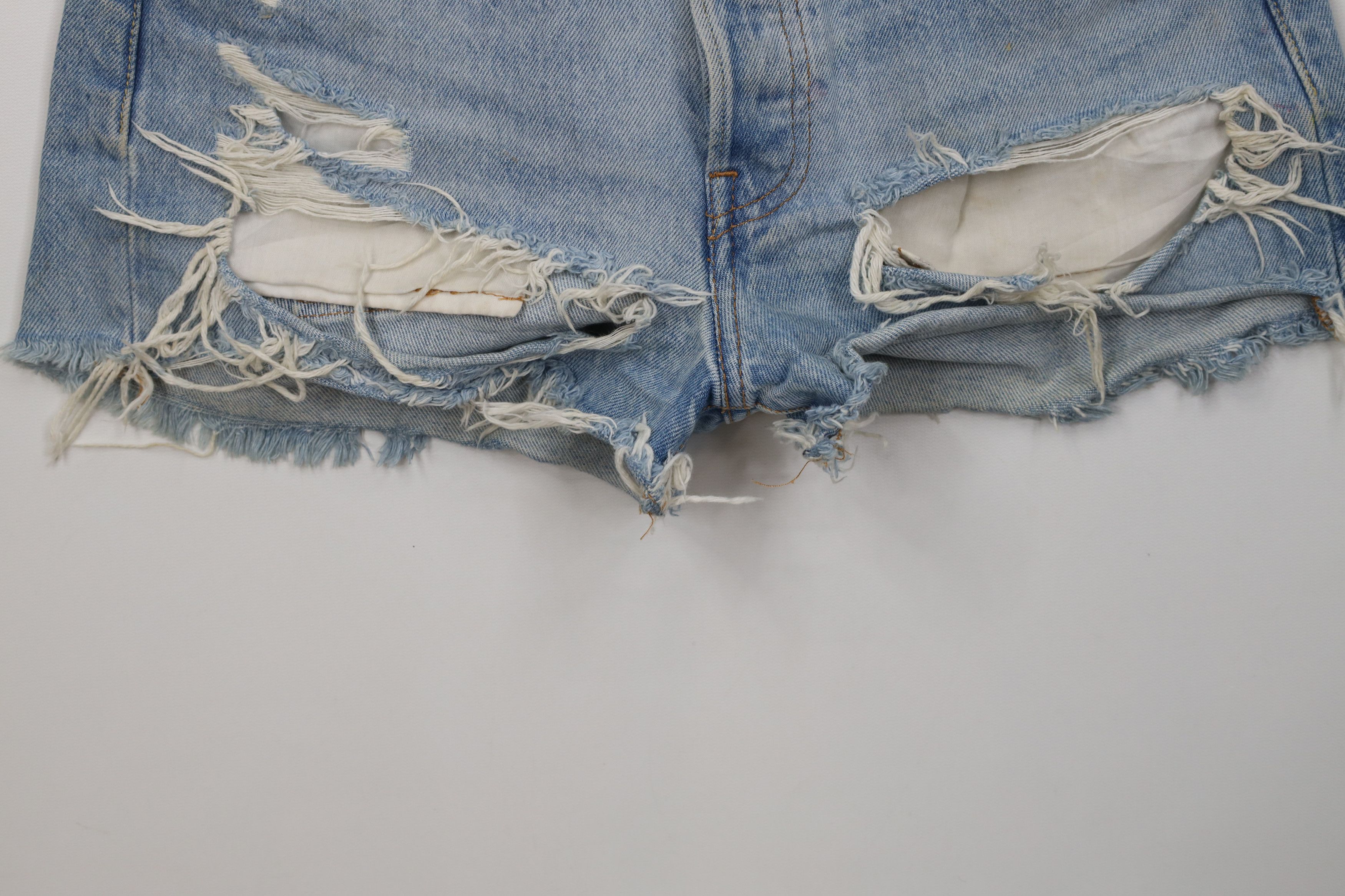 Levi's Vintage Y2K Levis 501xx Button Fly Original Denim Shorts Size 25" / US 0 / IT 36 - 4 Thumbnail