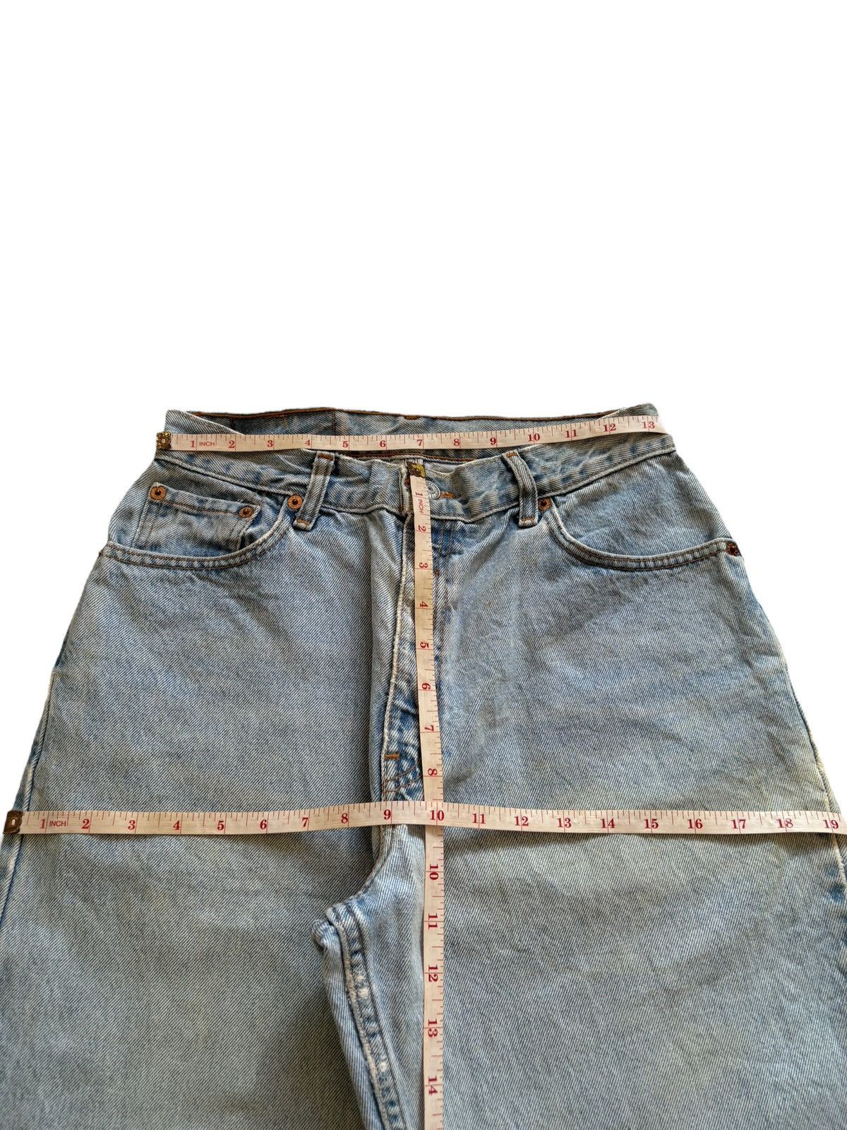 Levi's × Levi's Vintage Clothing Vintage 90s Levis 550 Mud Wash Distressed Short Jeans Size US 27 - 14 Thumbnail