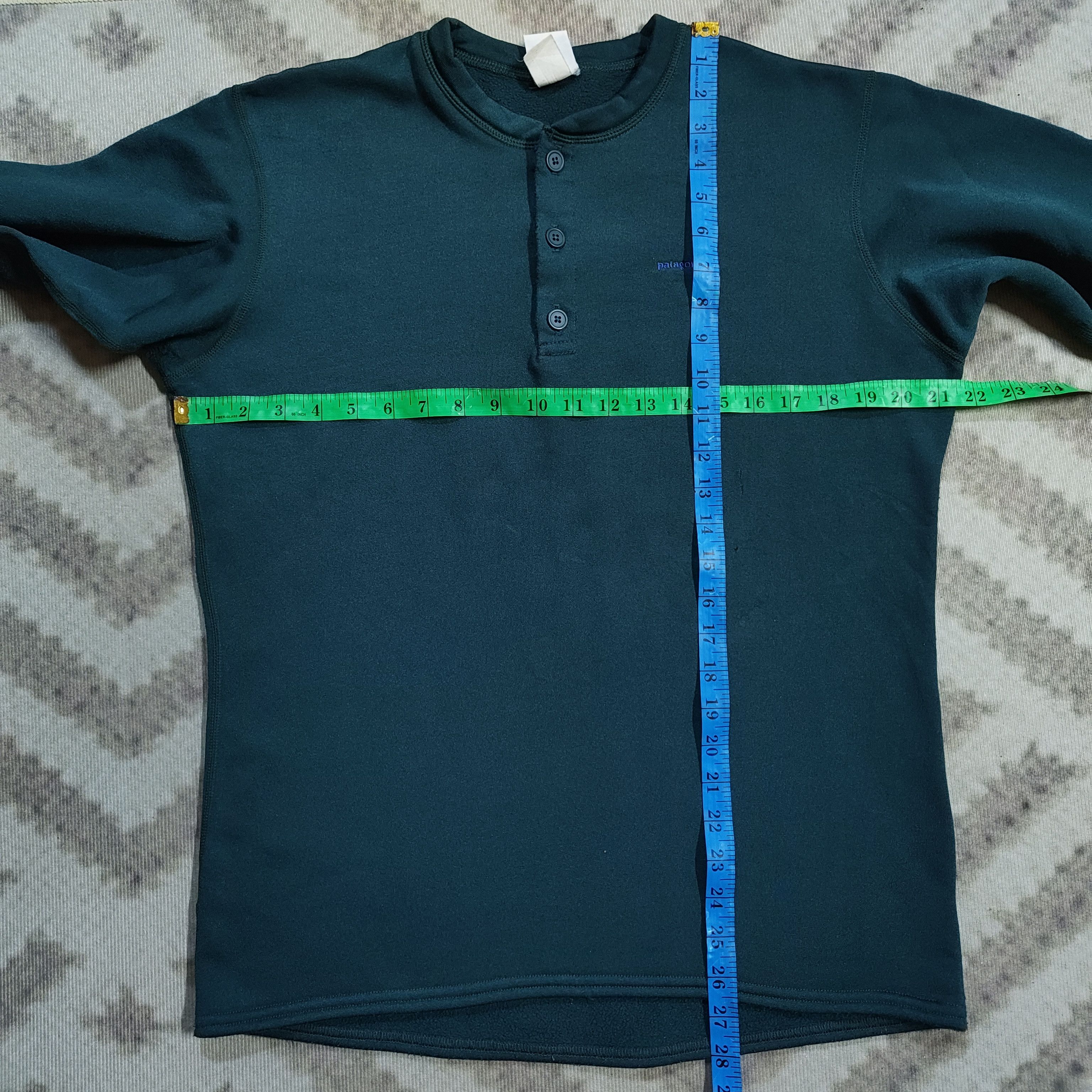 Patagonia Vintage 80s/90s PATAGONIA CAPILENE Fleece Henley Sweatshirt Size US M / EU 48-50 / 2 - 6 Thumbnail