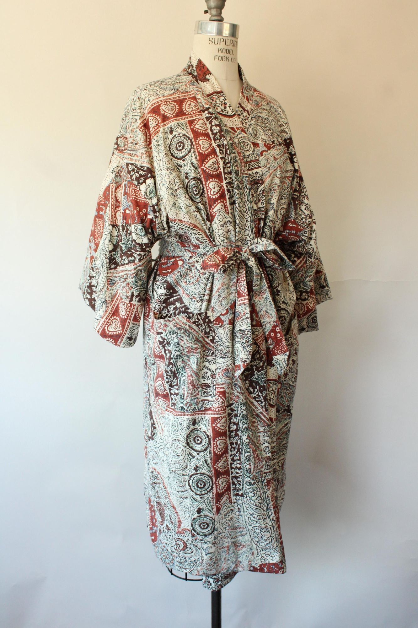 Vintage Vintage 1960s 1970s Robe with Pockets, Roytex Terrycloth Hou Size ONE SIZE - 5 Thumbnail