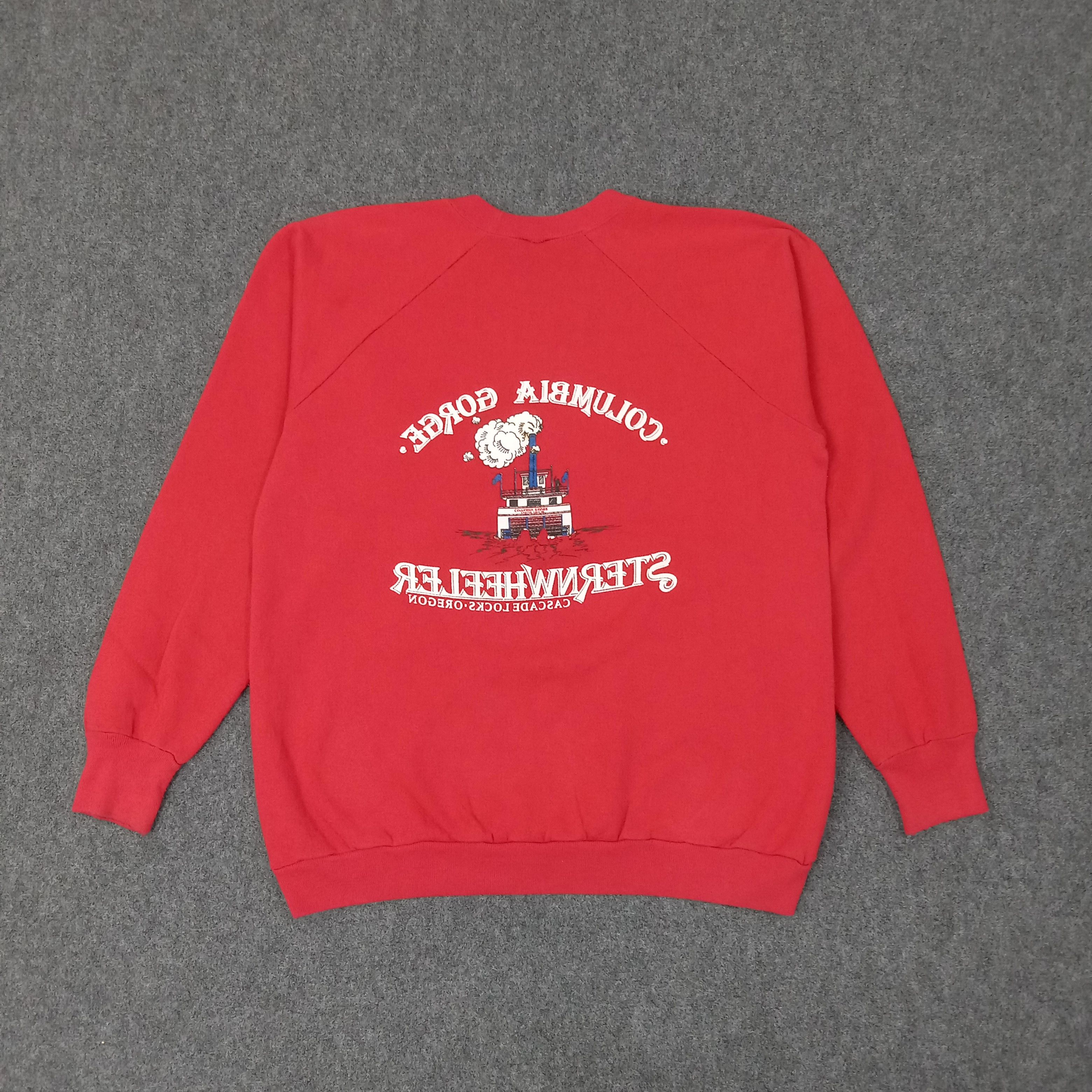 Vintage Columbia Gorge Strenwheleer Retro Style Sweatshirt C253N4 Size US M / EU 48-50 / 2 - 5 Thumbnail