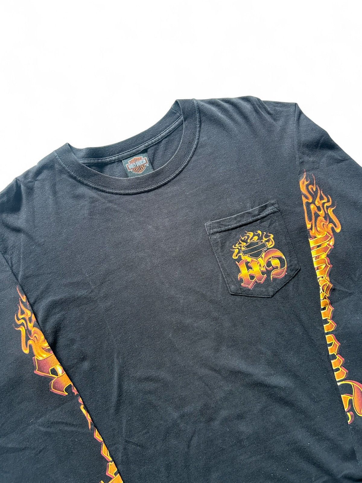 Harley Davidson Black Wolf Harley Davidson Long Sleeve Size US M / EU 48-50 / 2 - 5 Thumbnail