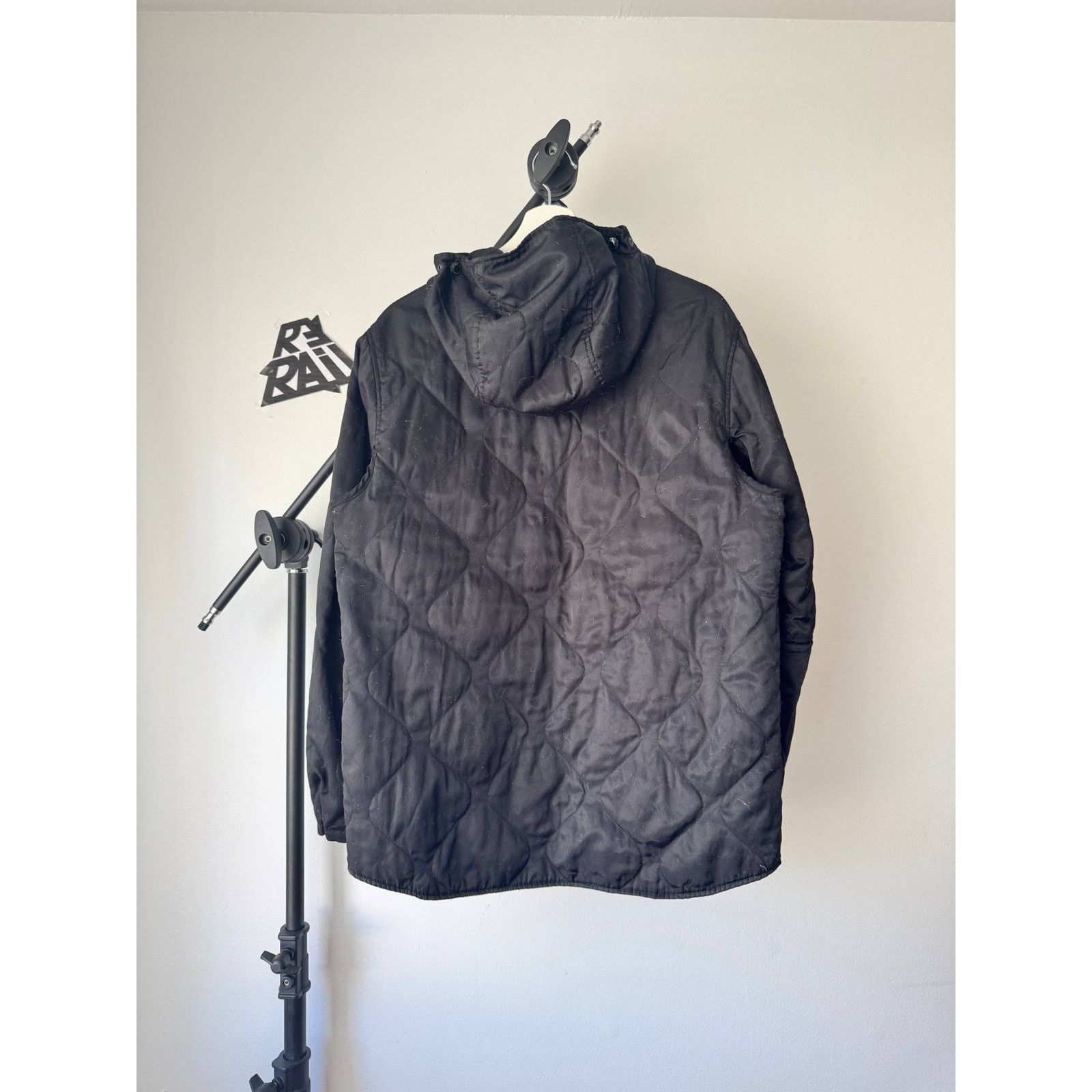 Engineered Garments Engineered Garments Quilted Hooded Jacket Black Size US M / EU 48-50 / 2 - 2 Thumbnail