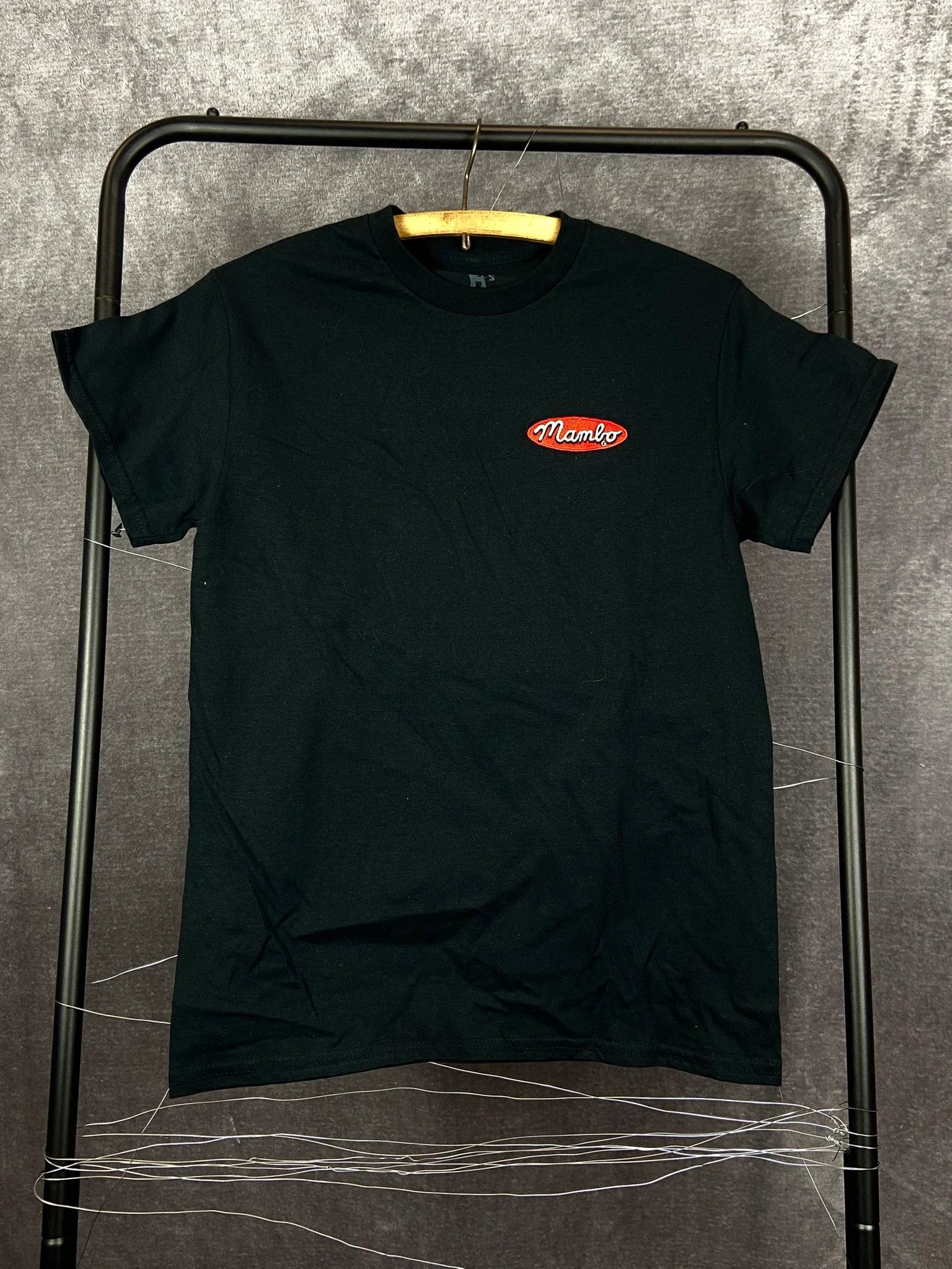 Mambo Mambo T-Shirt Black Mini Embroidered Logo Back Print Size US S / EU 44-46 / 1 - 1 Thumbnail