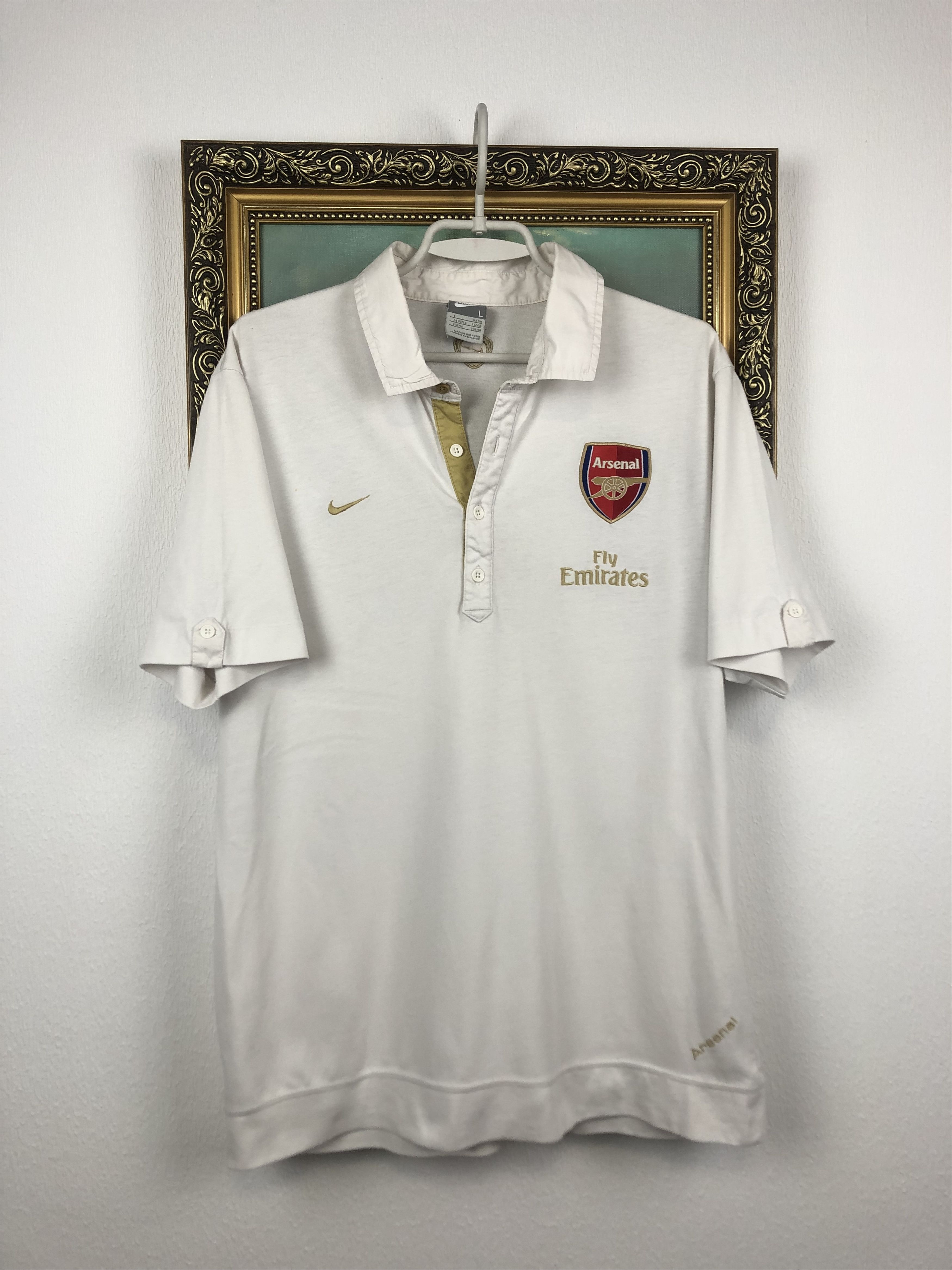 Vintage Arsenal Football Shirt Train Soccer Jersey Gunners