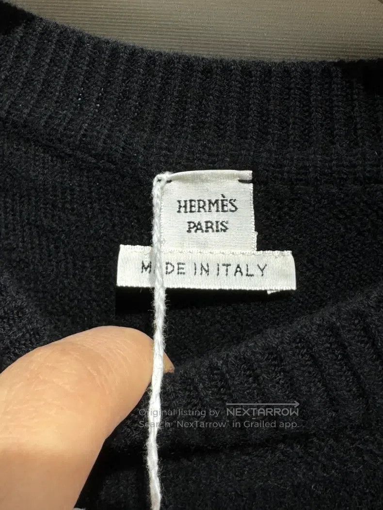 Hermes Hermes Black Round-neck Knit Sweater Size XXS / US 00 / IT 34 - 4 Thumbnail
