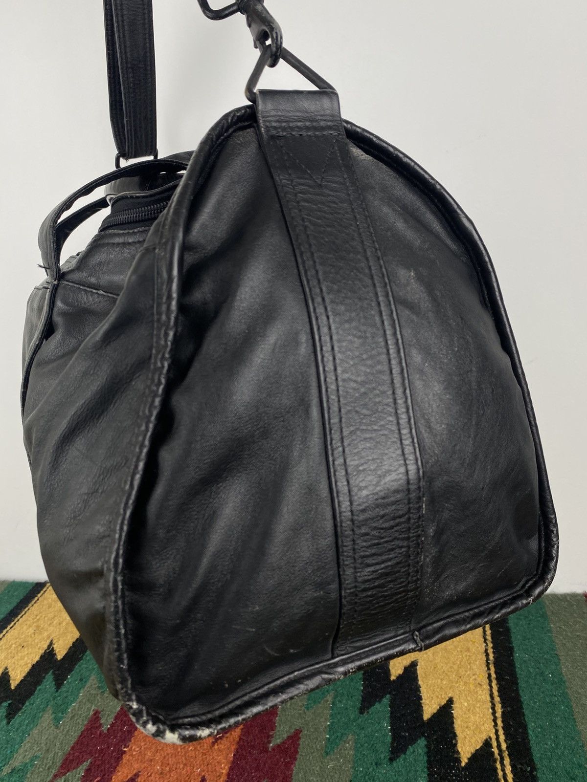 Tumi 2000’s Tumi Goat Patina Leather Duffle Bag Size ONE SIZE - 9 Thumbnail