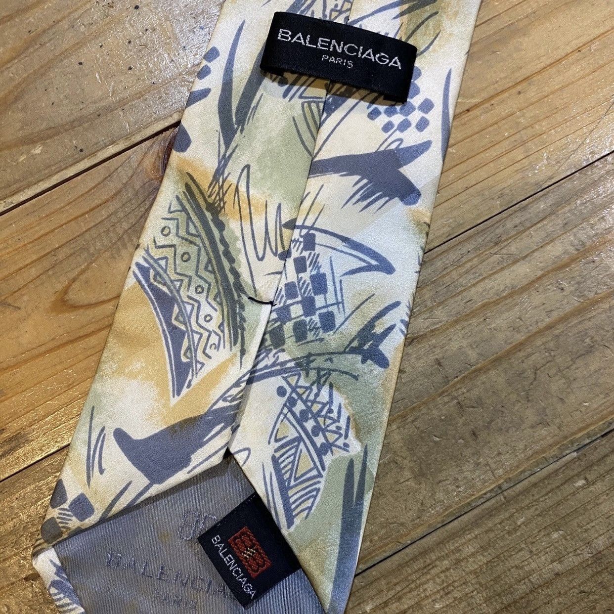 Balenciaga Balenciaga Silk Tie Size ONE SIZE - 4 Thumbnail