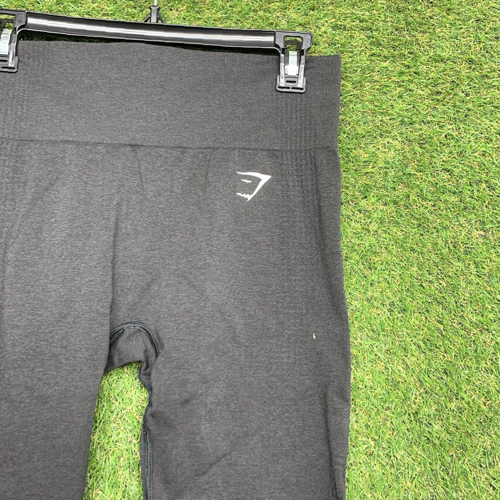 Gymshark VINTAGE Gymshark Energy Seamless Leggings Womens M Black Yoga GLLG1829 Size 32" / US 10 / IT 46 - 3 Thumbnail