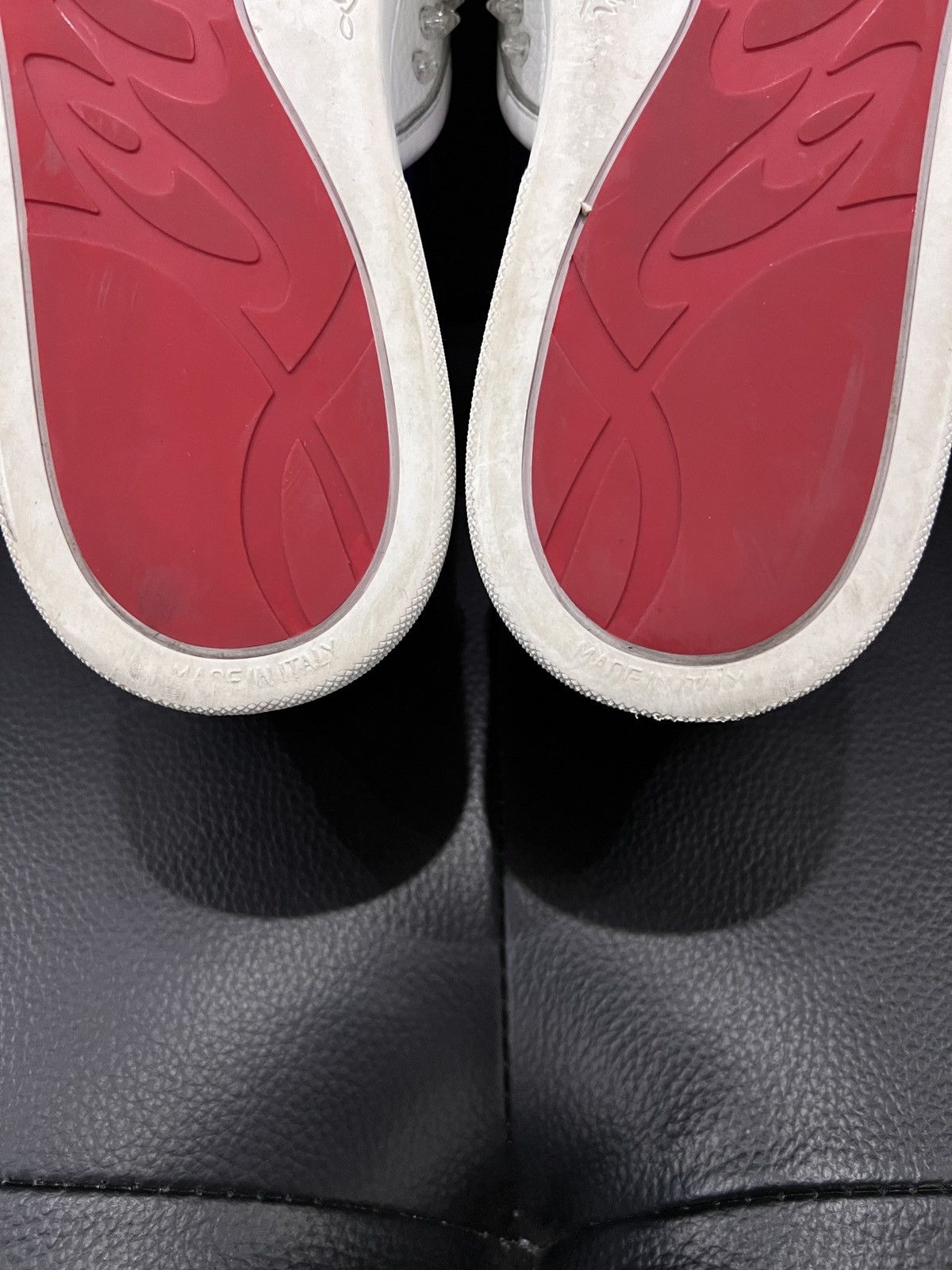 Christian Louboutin Christian Louboutin Transparent Studded Red Sole Sneakers Size US 10.5 / EU 43-44 - 19 Thumbnail