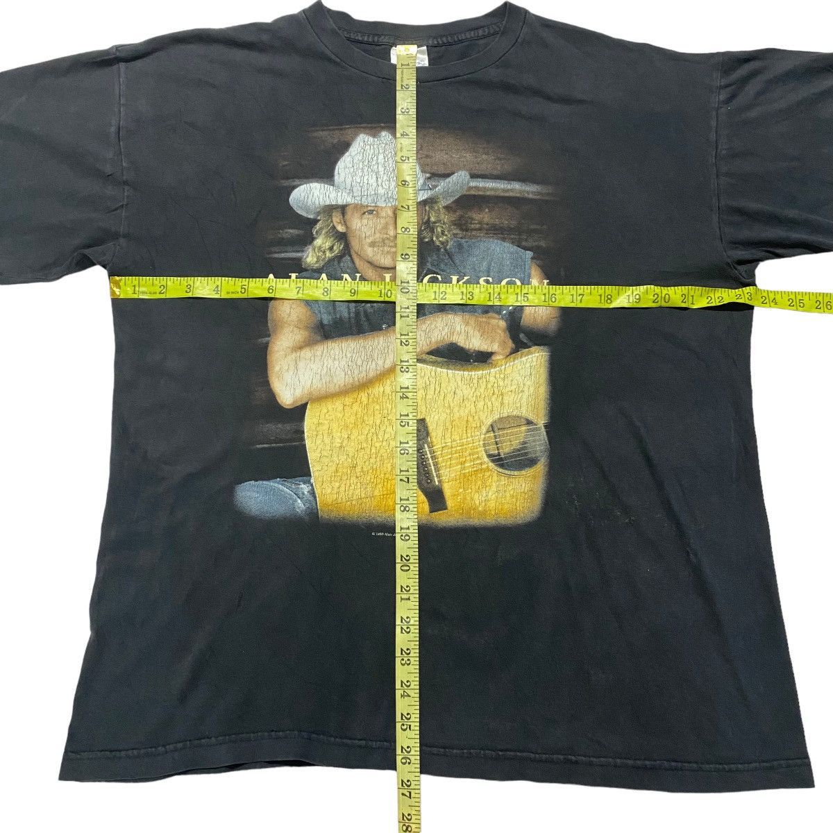 Vintage ©️1999 Vintage Alan Jackson High Mileage Shirt Size US L / EU 52-54 / 3 - 11 Thumbnail