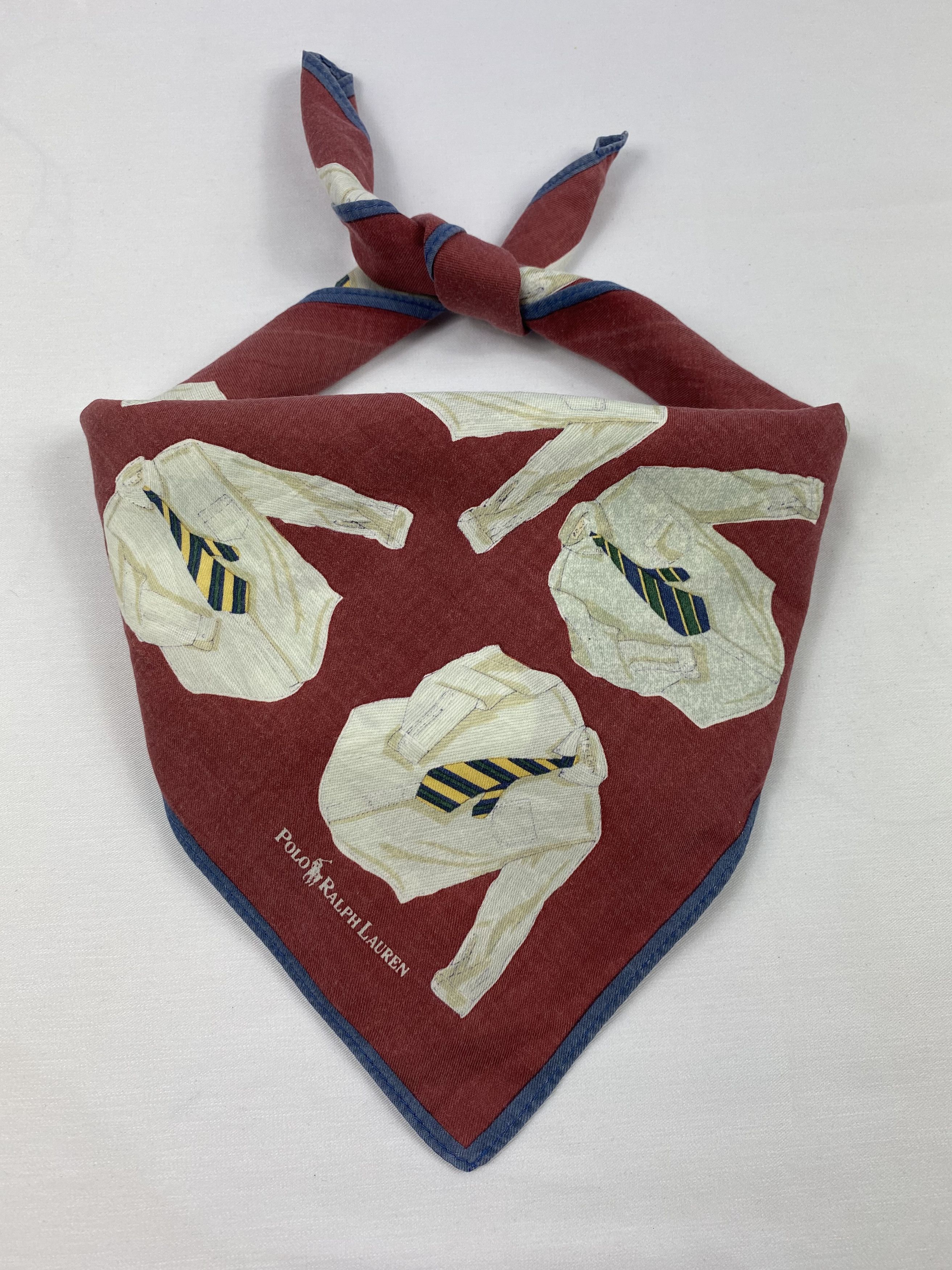 Polo Ralph Lauren × Vintage Polo Ralph Lauren Handkerchief / Bandana / Neckerchief Size ONE SIZE - 1 Thumbnail