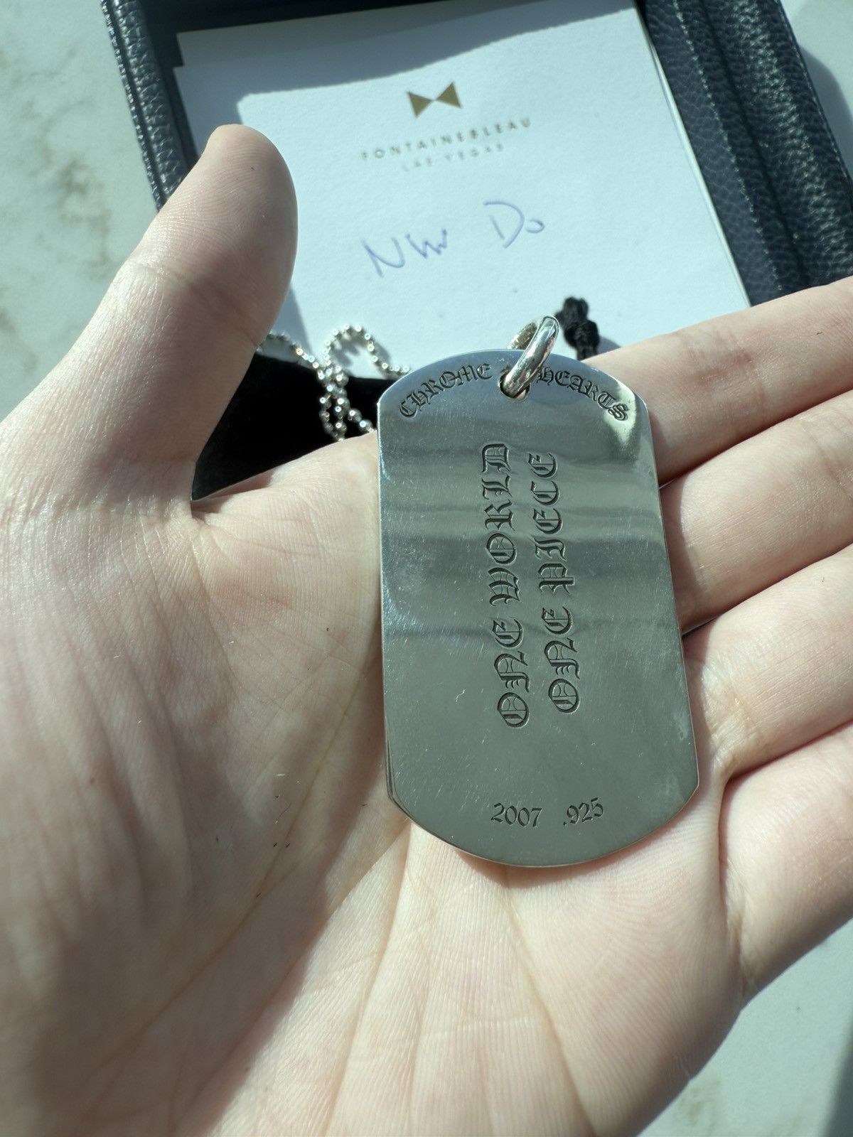 Chrome Hearts Chrome Hearts Dog Tag with ball chain Size ONE SIZE - 4 Thumbnail