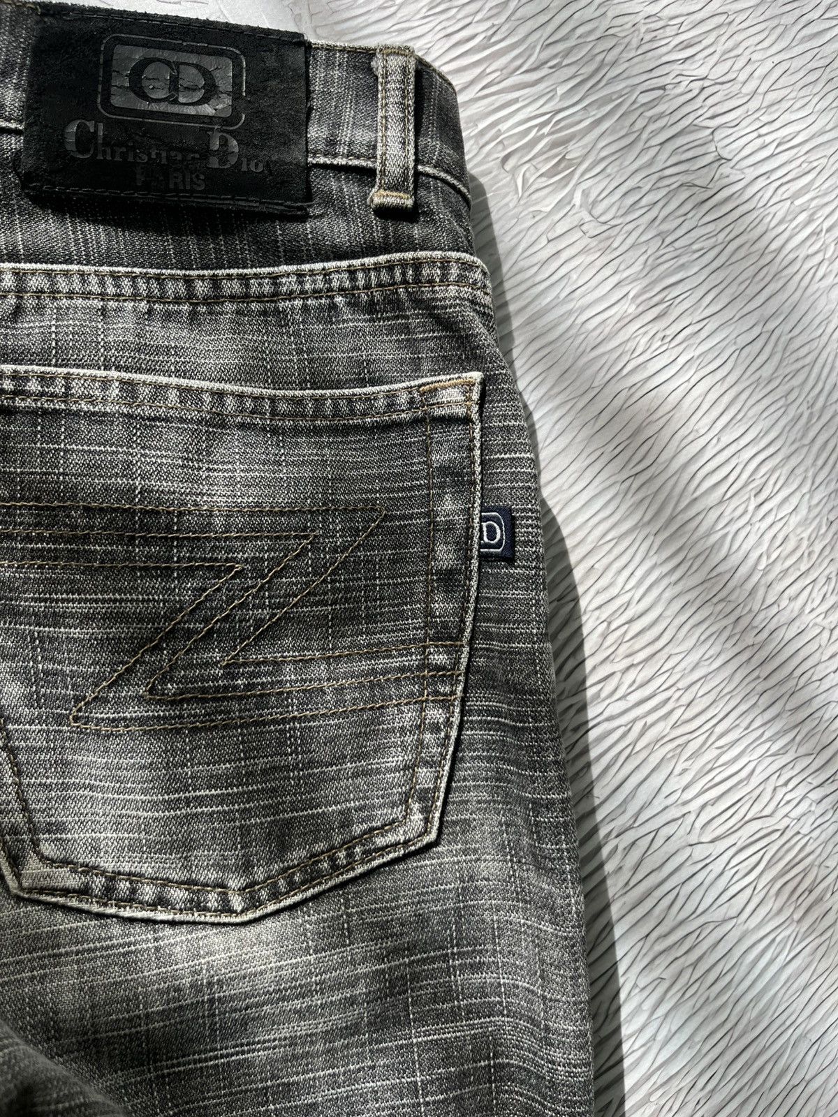 John Galliano CD Vintage 90s Denim Jeans Gray John Galliano Size US 30 / EU 46 - 11 Thumbnail