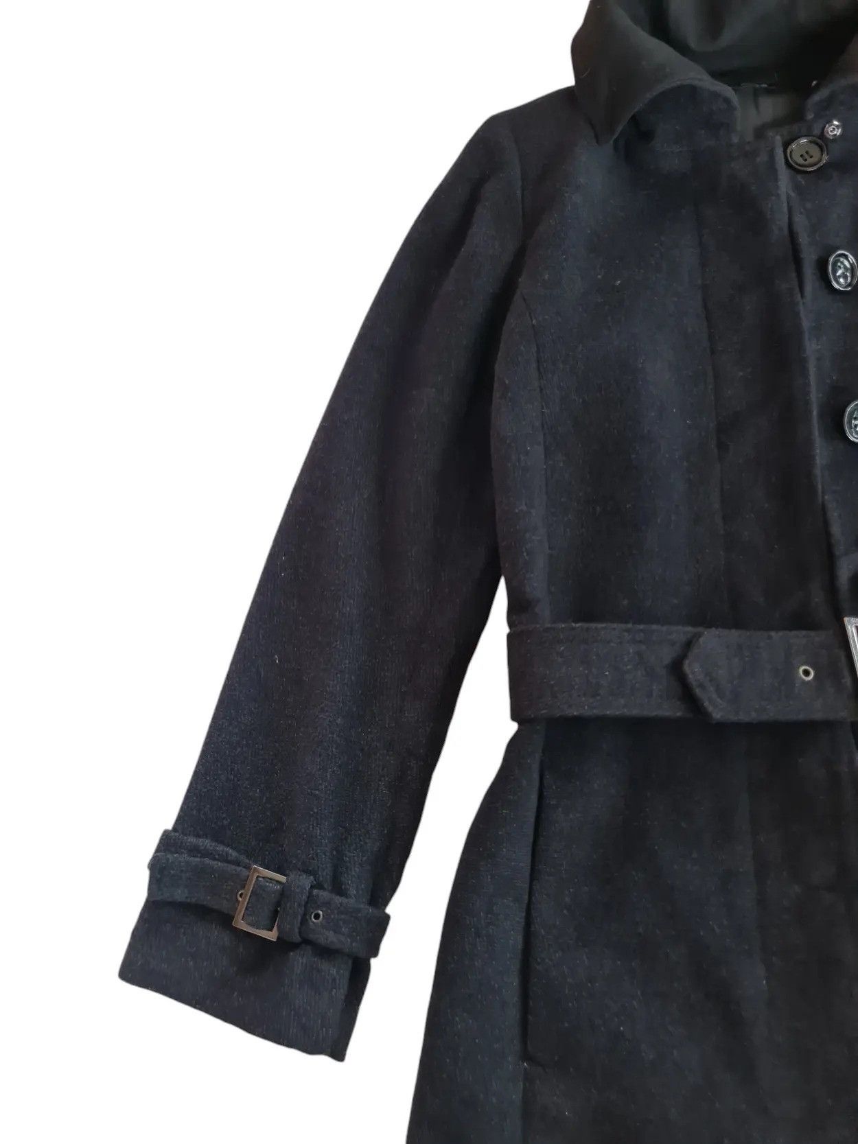 Comme Ca Ism Comme Ca Ism Wool Long Jacket Belt Strap Size M / US 6-8 / IT 42-44 - 8 Thumbnail