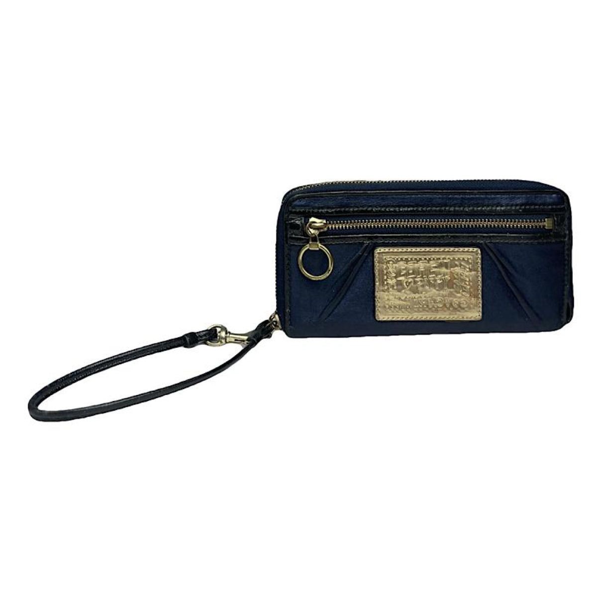 Coach Navy Cotton Wallet Size ONE SIZE - 1 Thumbnail