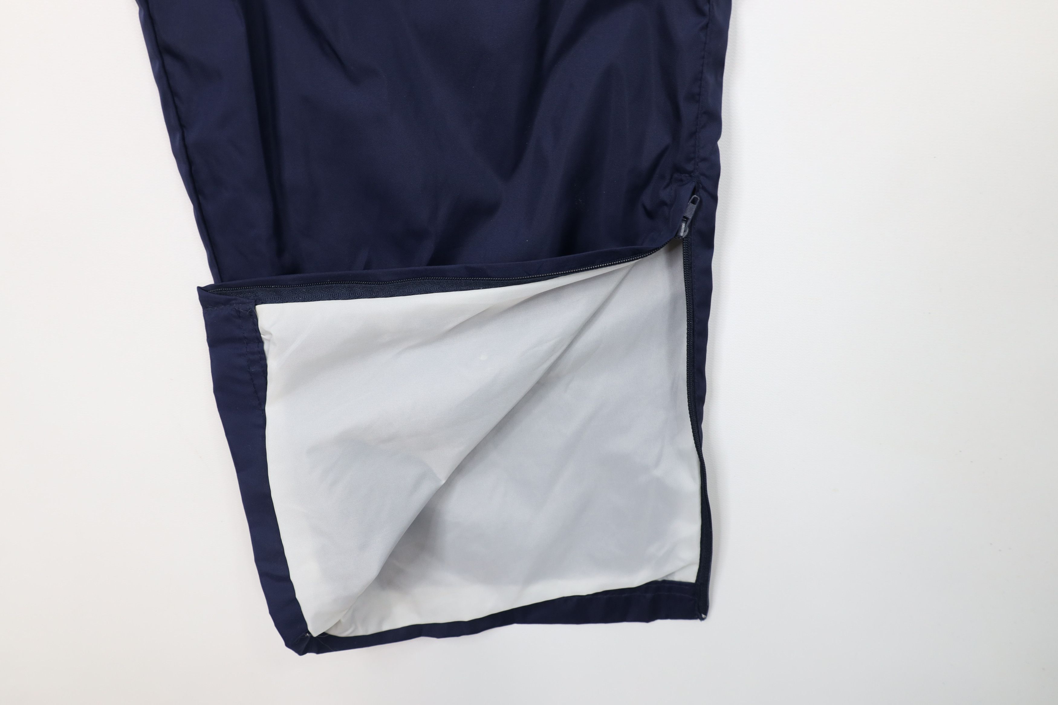 Reebok Vintage 90s Reebok Wide Leg Windbreaker Pants Navy Blue Size US 36 / EU 52 - 5 Thumbnail