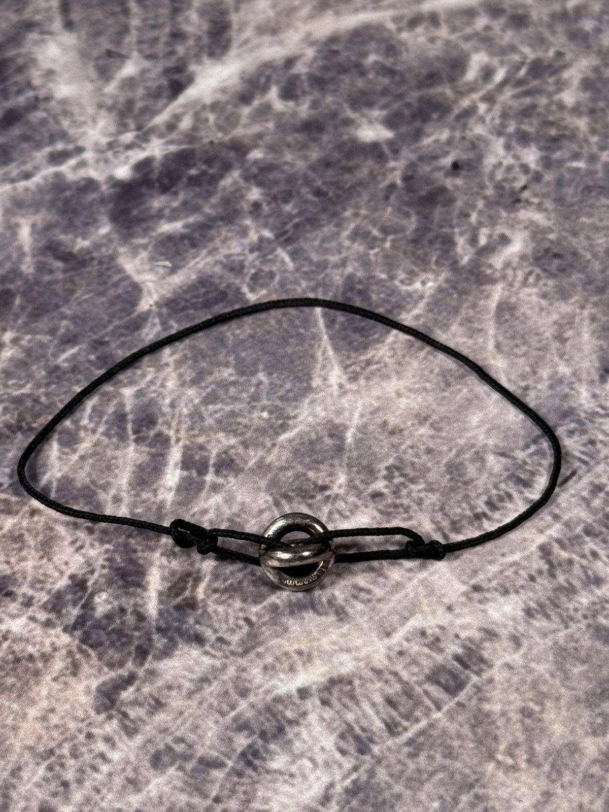 Le Gramme Le Gramme Bracelet Interlaced Cord Silver Black 3g Size ONE SIZE - 16 Thumbnail