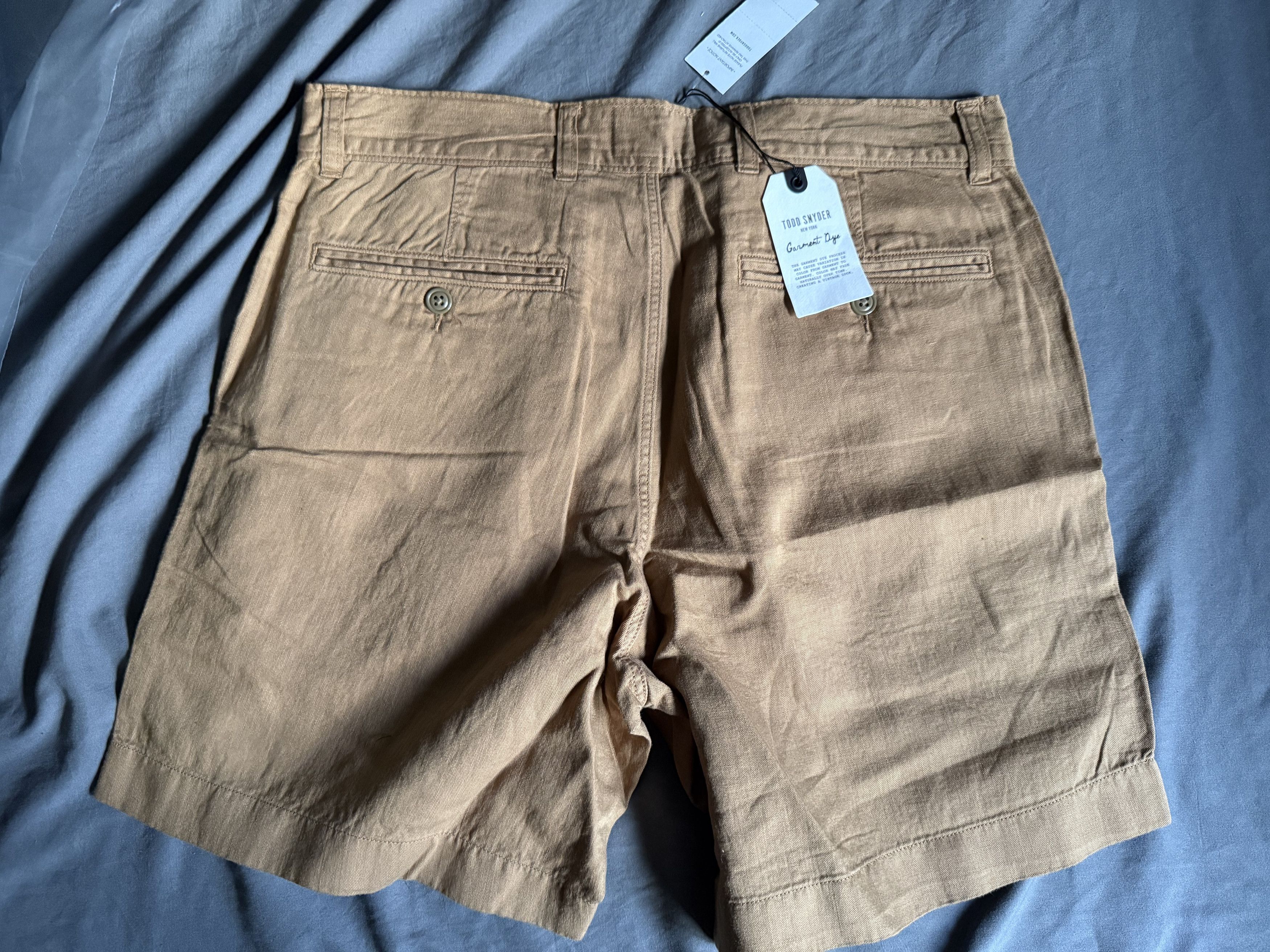 Todd Snyder Todd Snyder 7" Cotton-Linen Hudson Short COPPER $148 32" Size US 32 / EU 48 - 7 Thumbnail