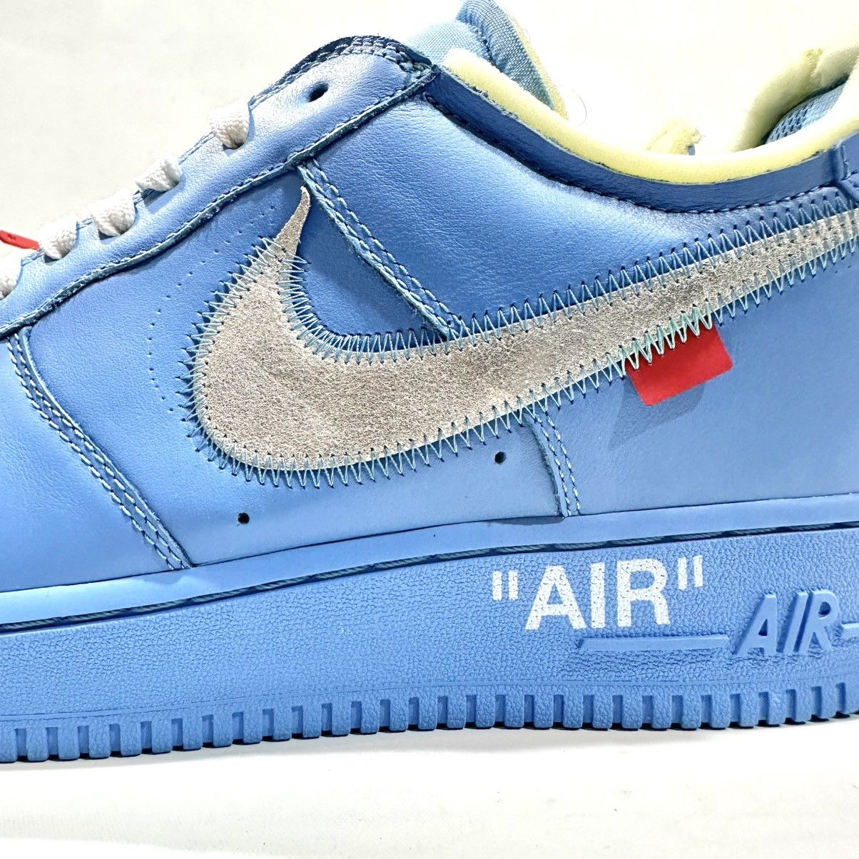 Nike × Off-White Nike Air Force 1 Low x Off-White MCA University Blue Size US 12 / EU 45 - 9 Thumbnail