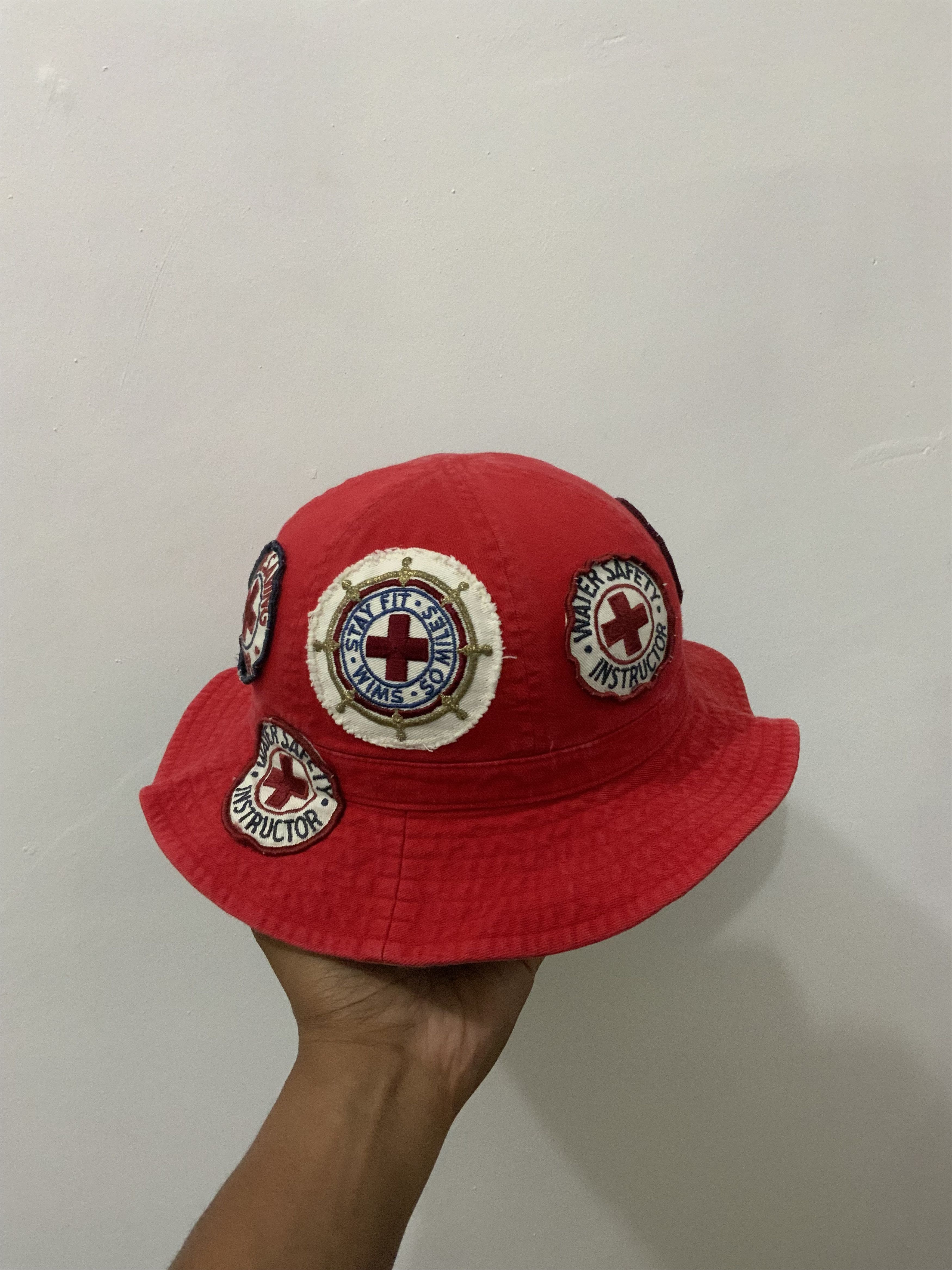 Japanese Brand Fun Duty Patch Bucket Hat Size ONE SIZE - 3 Thumbnail